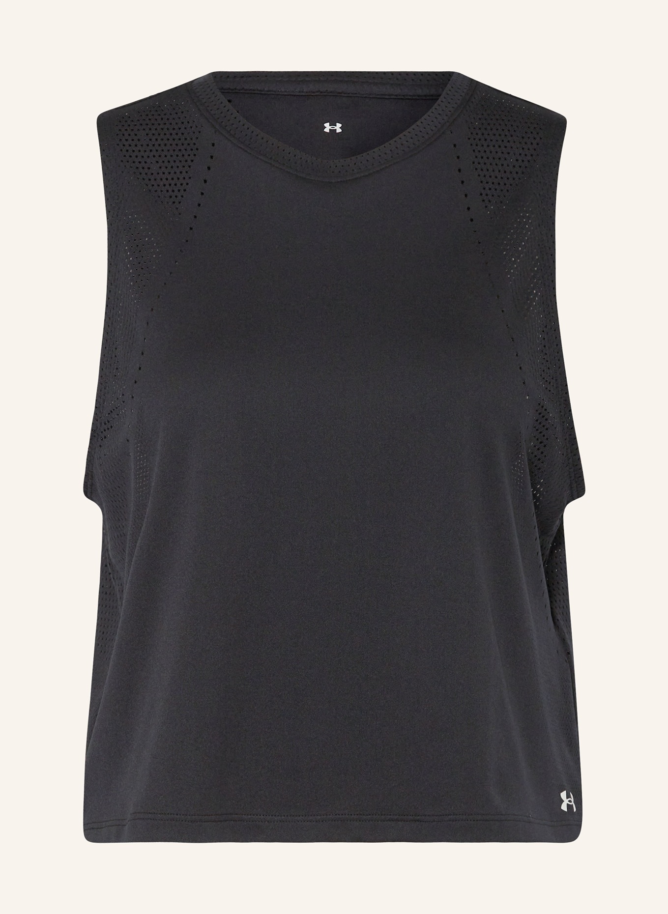 UNDER ARMOUR Tank top VANISH: BLACK