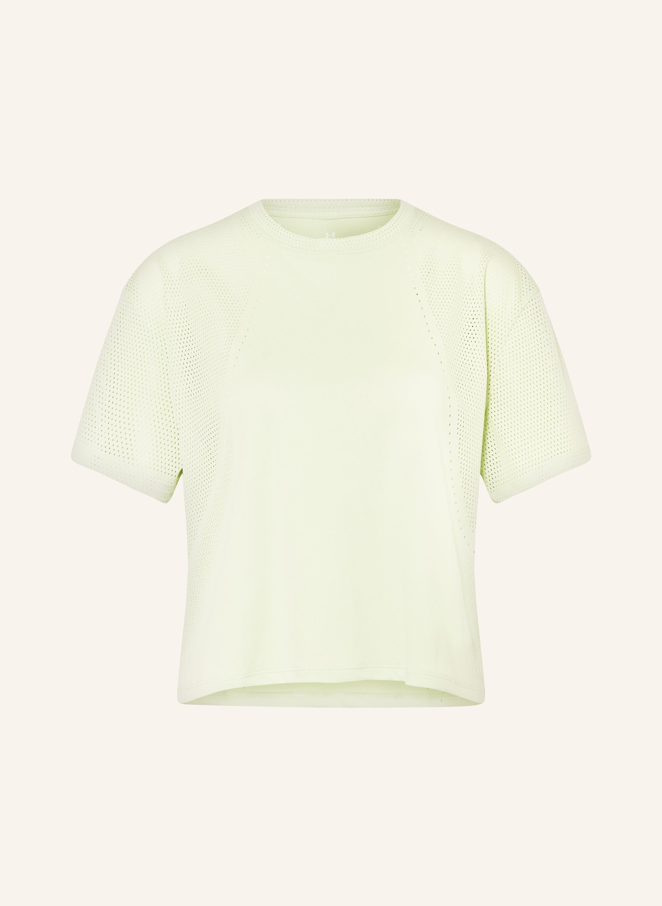 UNDER ARMOUR T-shirt UA VANISH ENGINEERED, Color: LIGHT GREEN (Image 1)