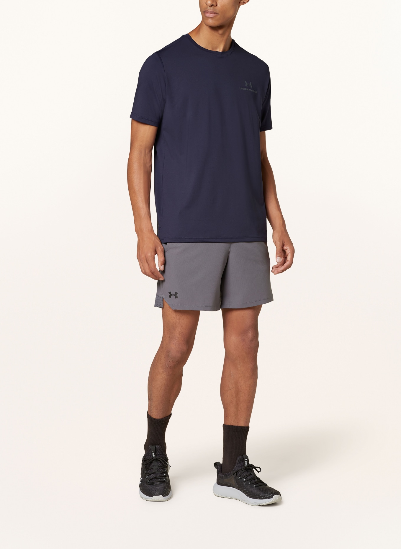 UNDER ARMOUR T-shirt VANISH ENERGY, Color: DARK BLUE (Image 2)