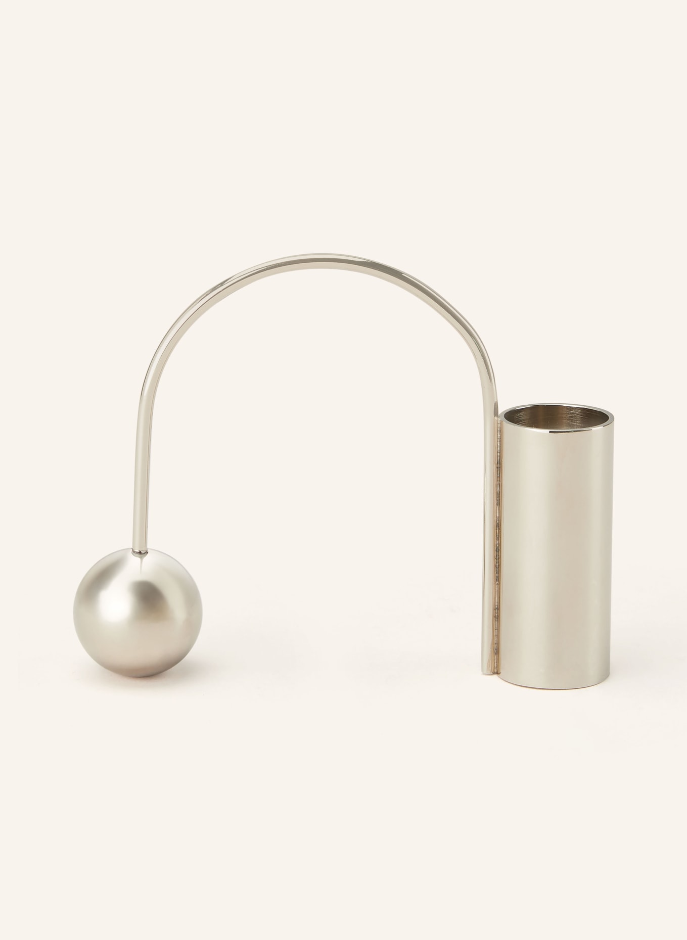 Ferm LIVING Kerzenhalter BALANCE, Farbe: SILBER (Bild 1)