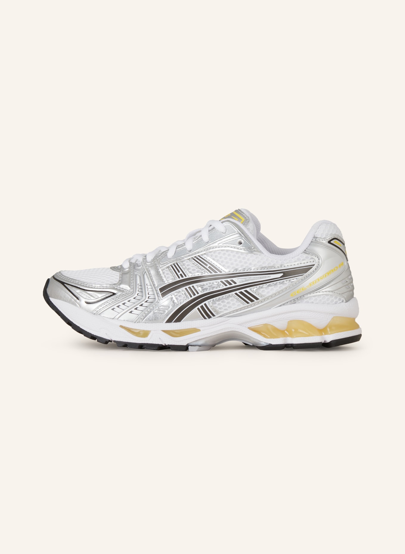 ASICS Sneaker GEL-KAYANO 14, Farbe: WEISS/ SCHWARZ/ SILBER (Bild 4)