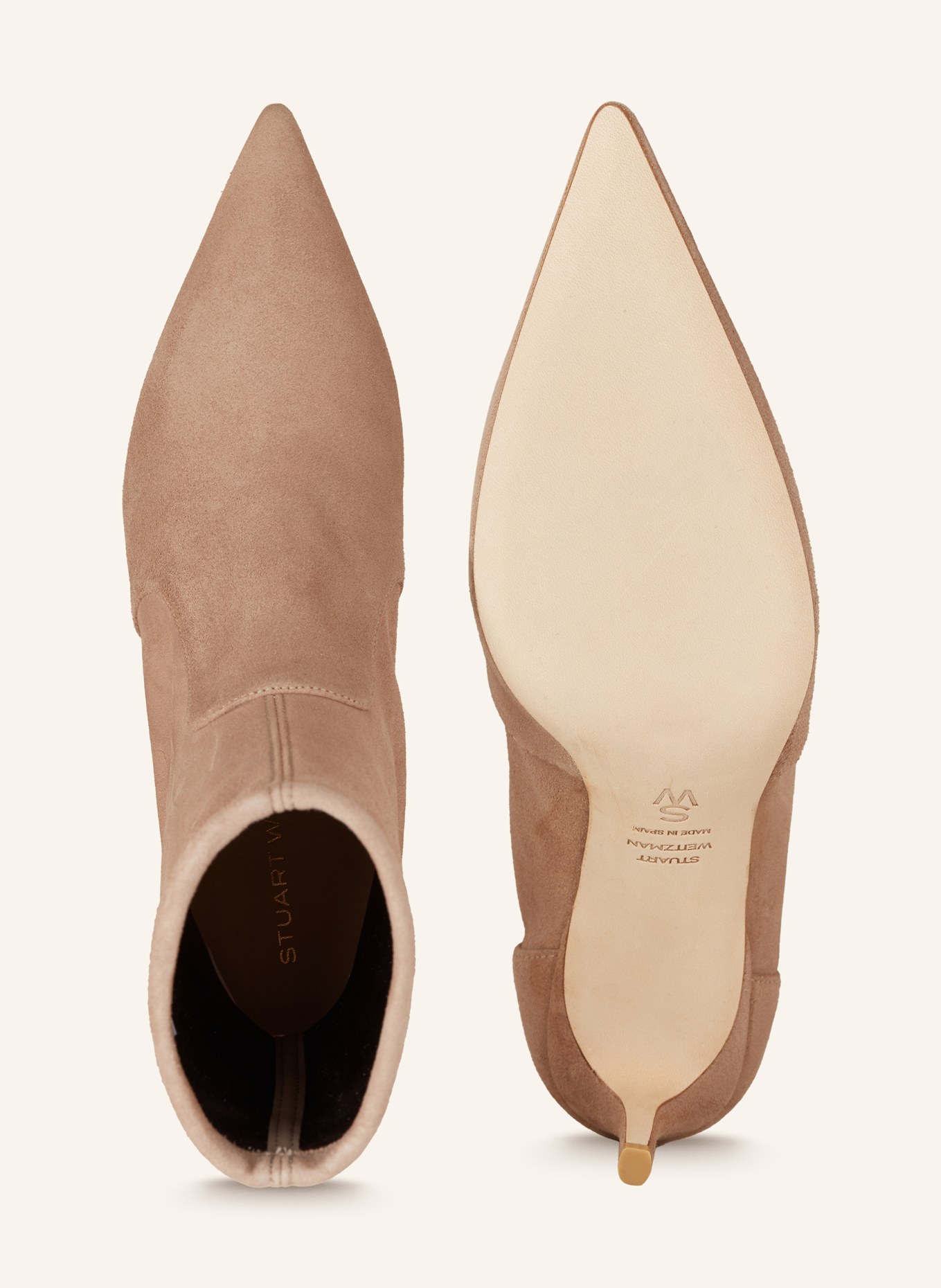 STUART WEITZMAN Ankle boots STUART 75 in taupe