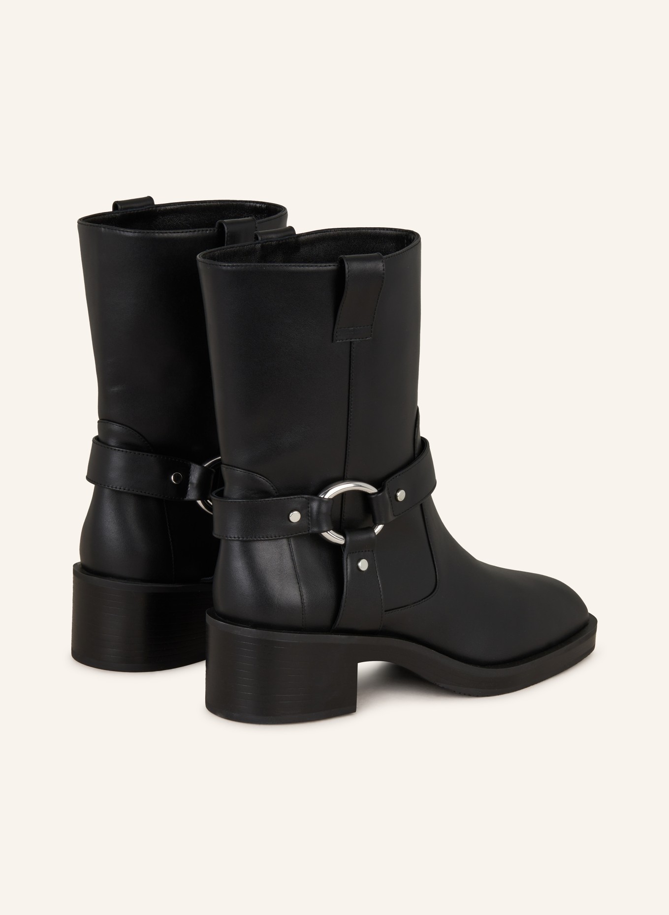 STUART WEITZMAN Biker Boots JAX: SCHWARZ