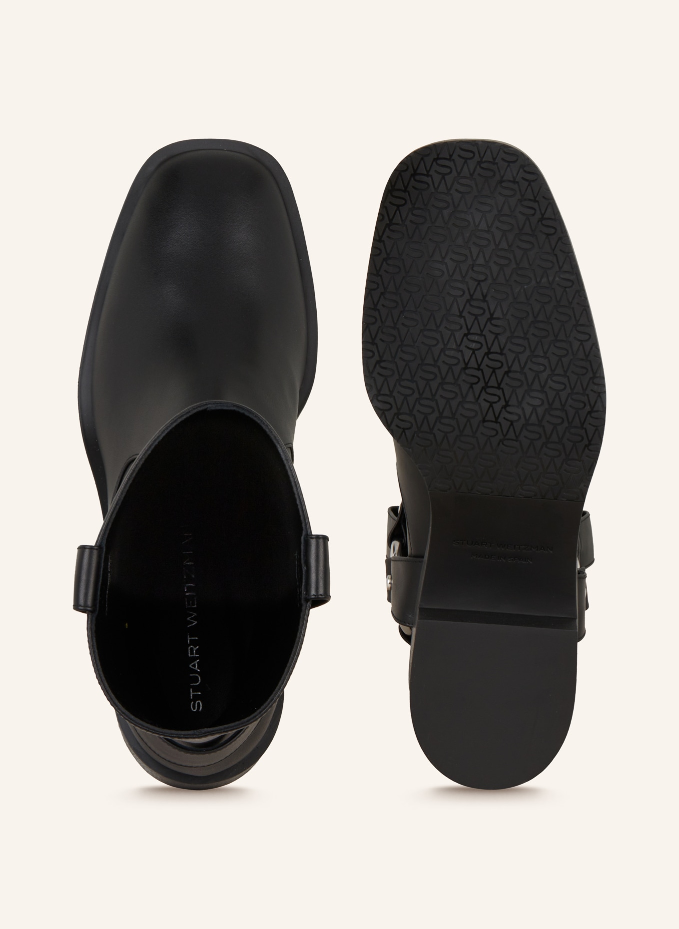 STUART WEITZMAN Biker Boots JAX: SCHWARZ