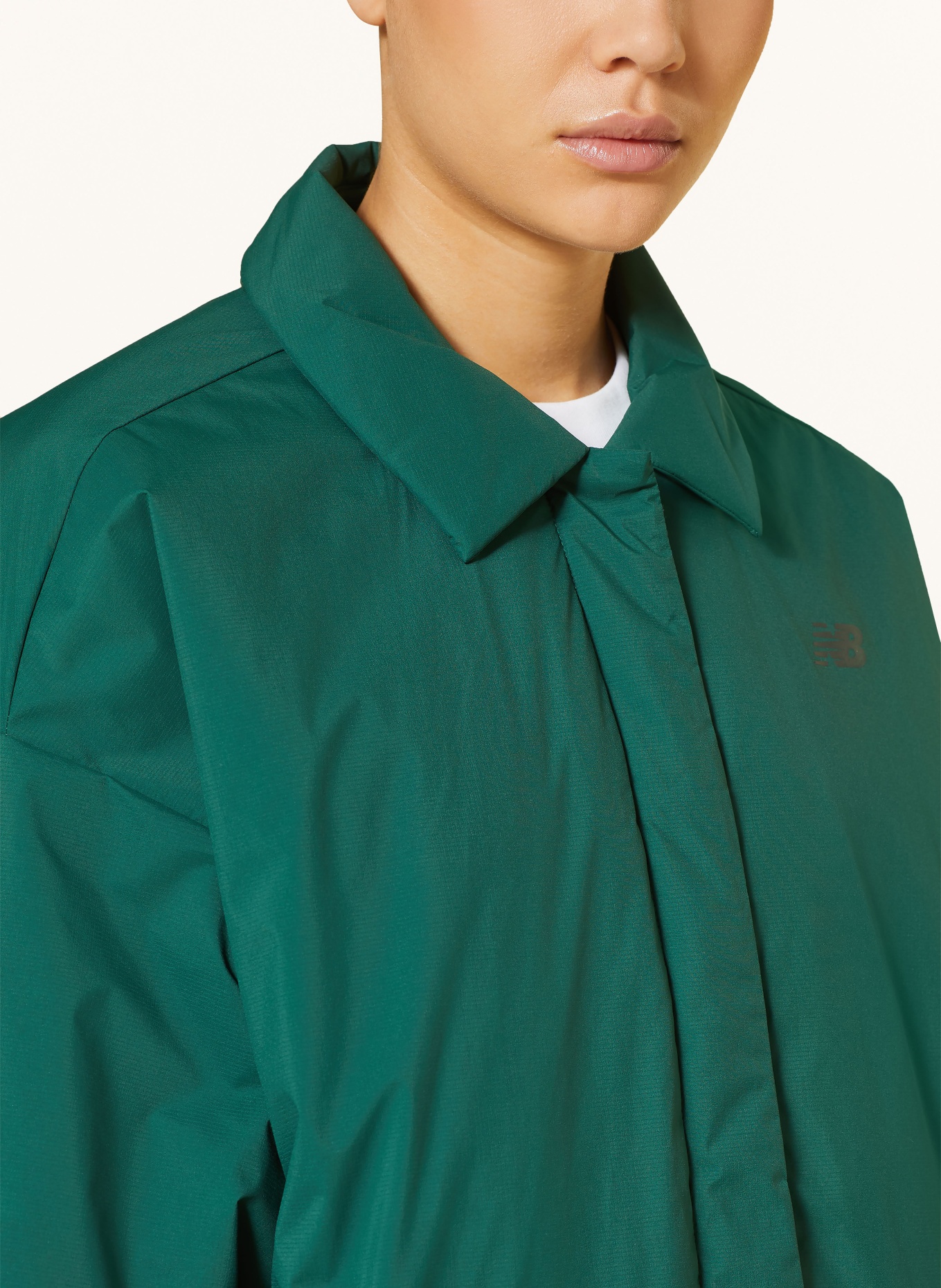 new balance Oversized-Jacke: DUNKELGRÜN