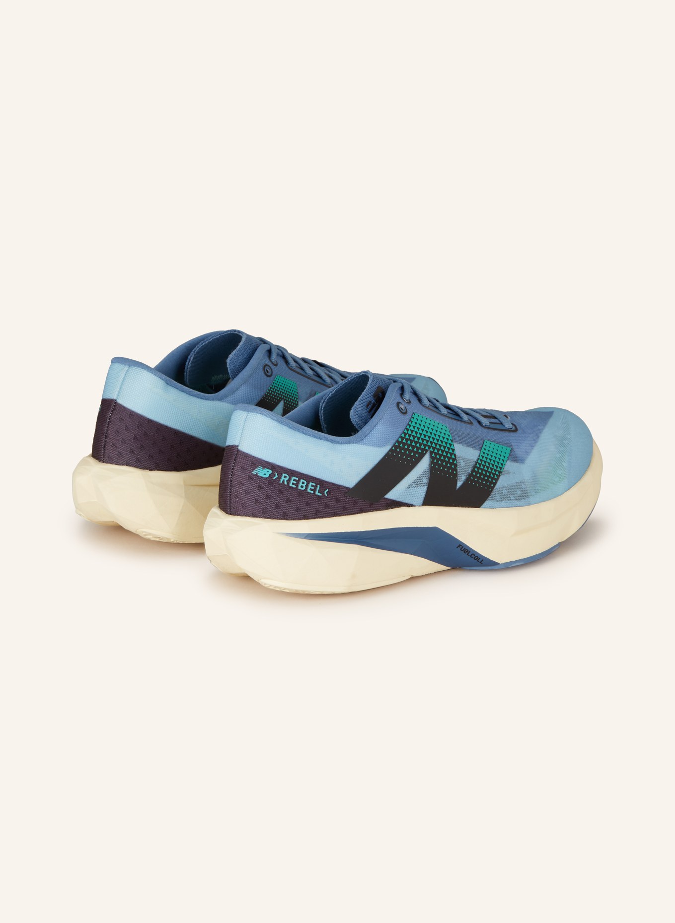 new balance Buty do biegania FUEL CELL REBEL V4, Kolor: JASNONIEBIESKI/ NIEBIESKI/ CZARNY (Obrazek 2)