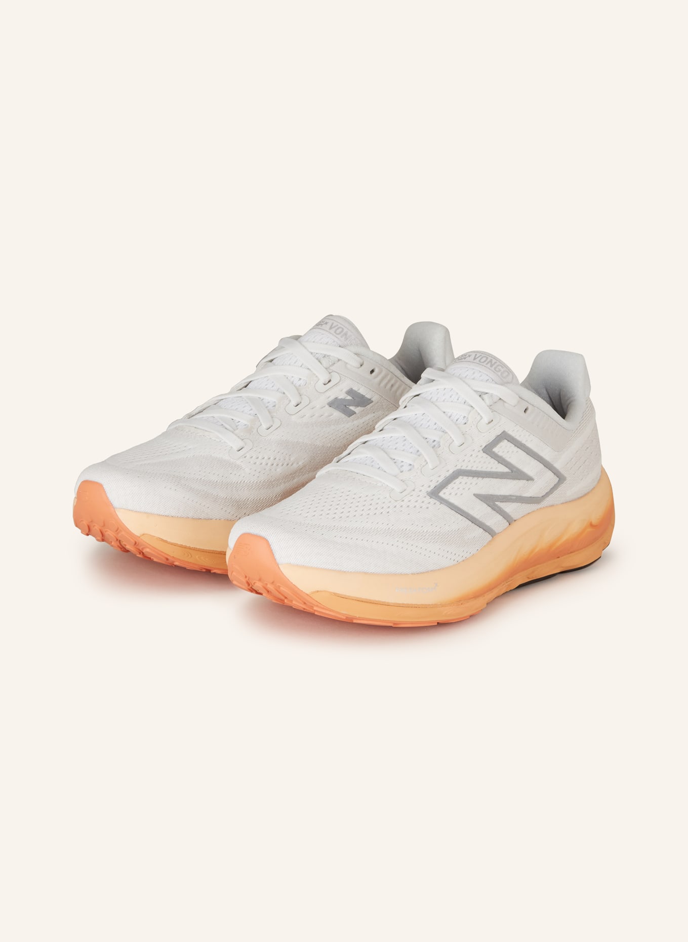 new balance Running shoes FRESH FOAM X VONGO V6, Color: LIGHT GRAY/ WHITE (Image 1)