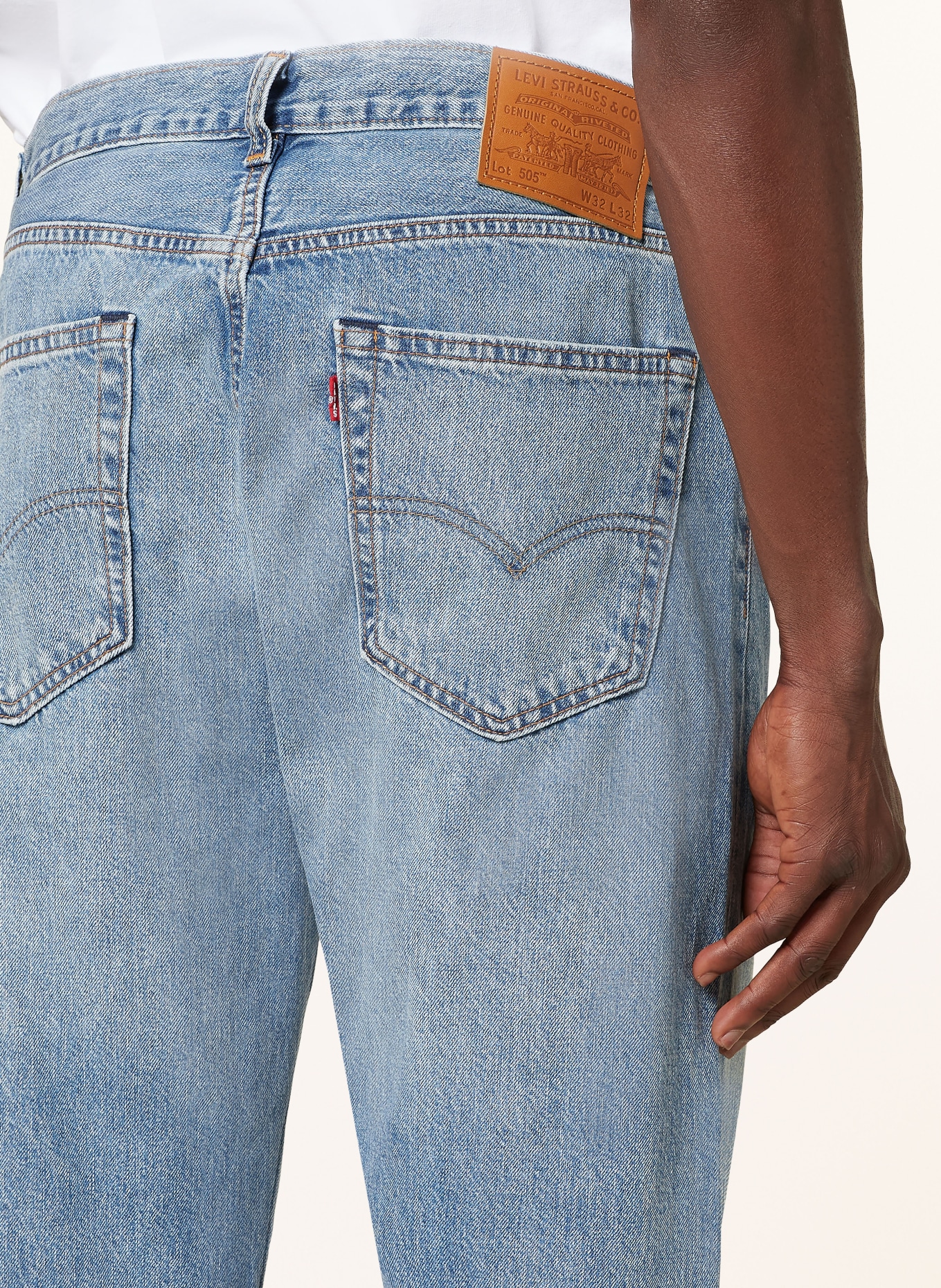 Levi s Jeansy 505TM regular fit kolor 03 light indigo worn in