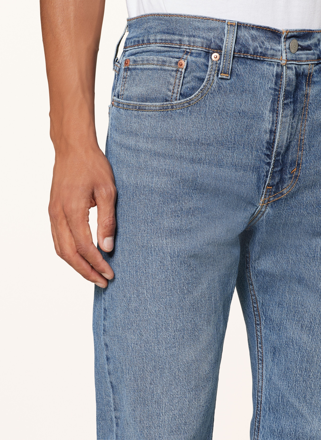 Levi's® Jeans 502 TAPER regular fit: 52 Med Indigo - Worn In