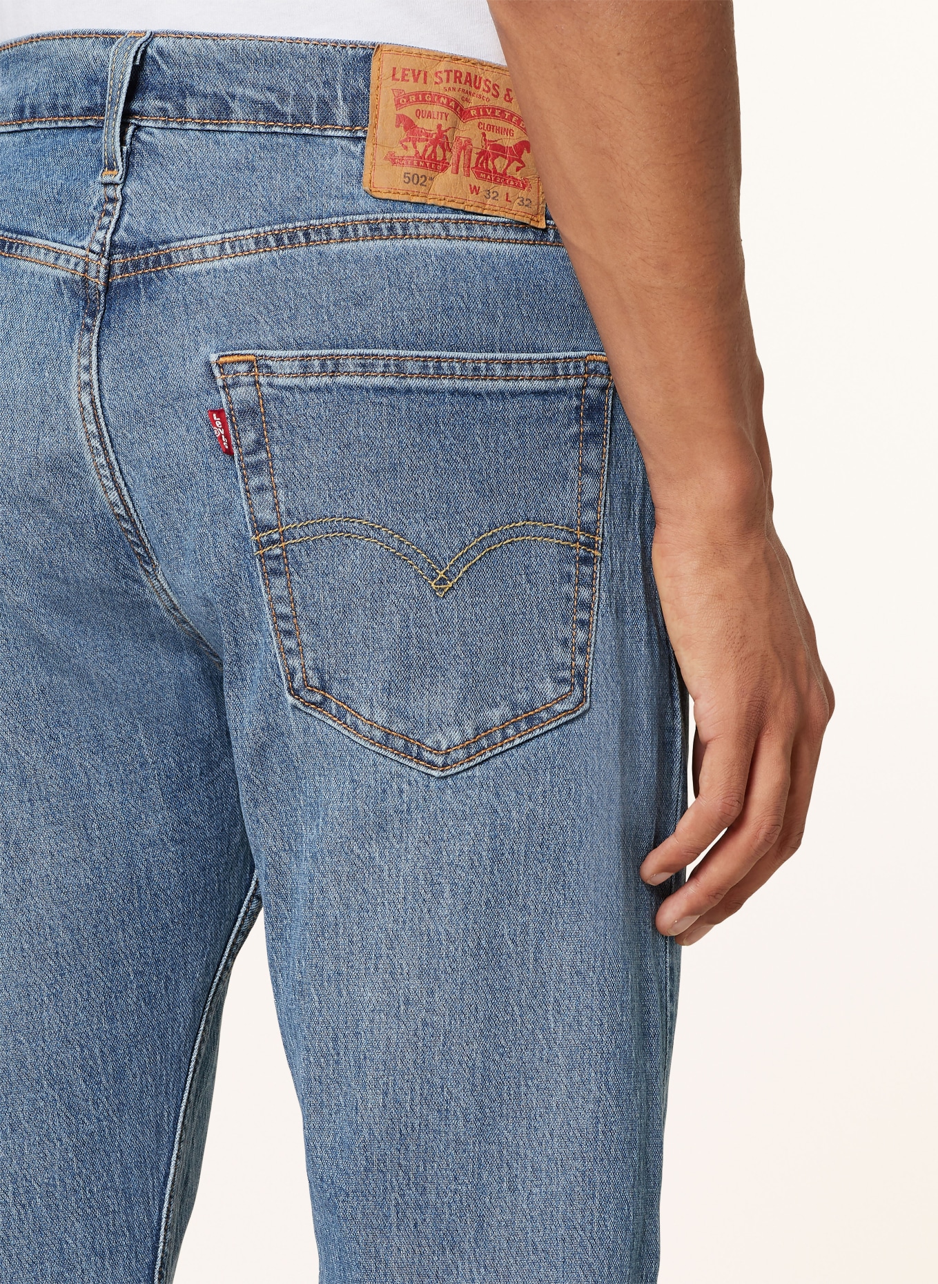 Levi's® Jeans 502 TAPER regular fit: 52 Med Indigo - Worn In