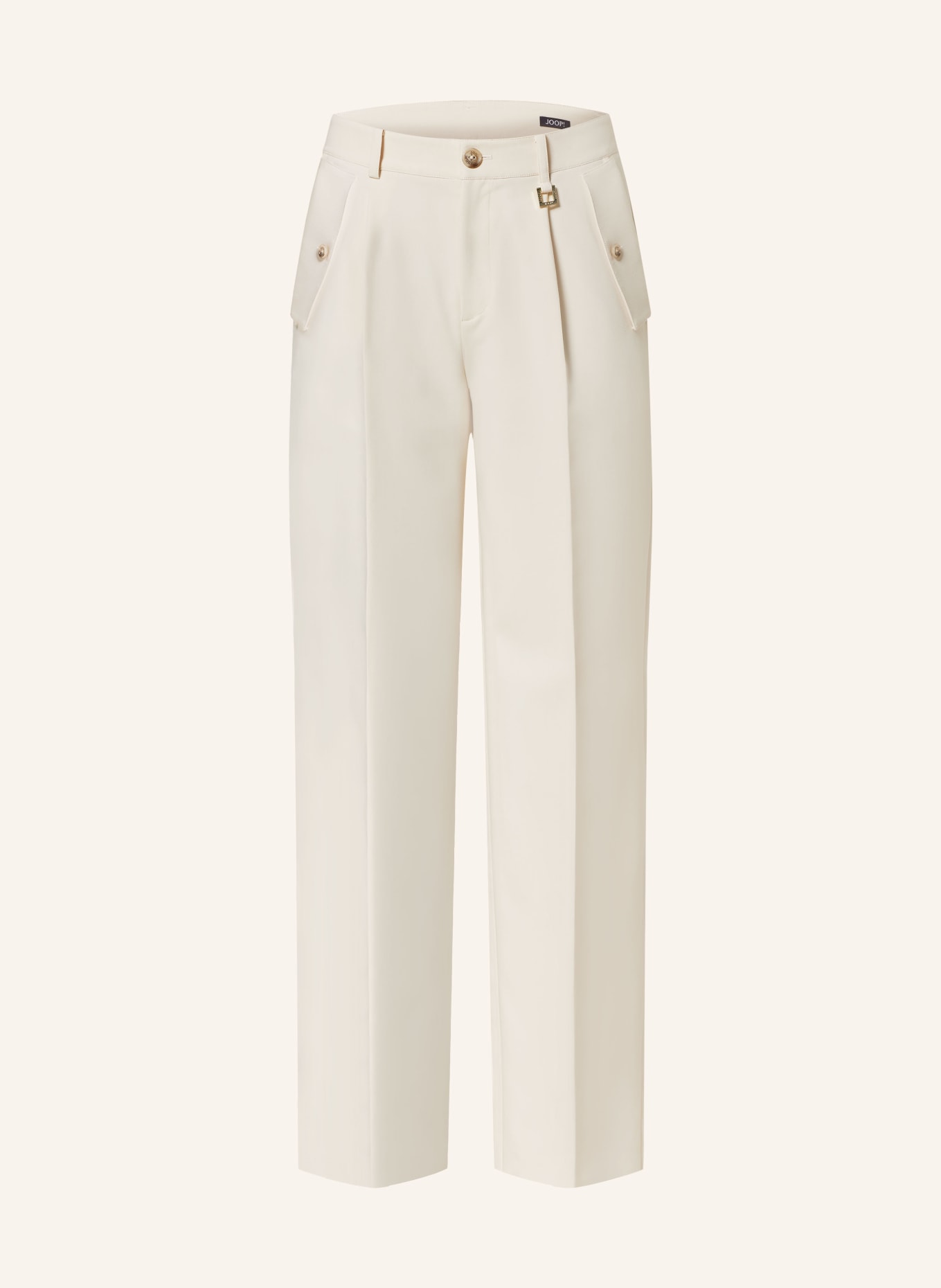 JOOP! Wide leg trousers, Color: CREAM (Image 1)