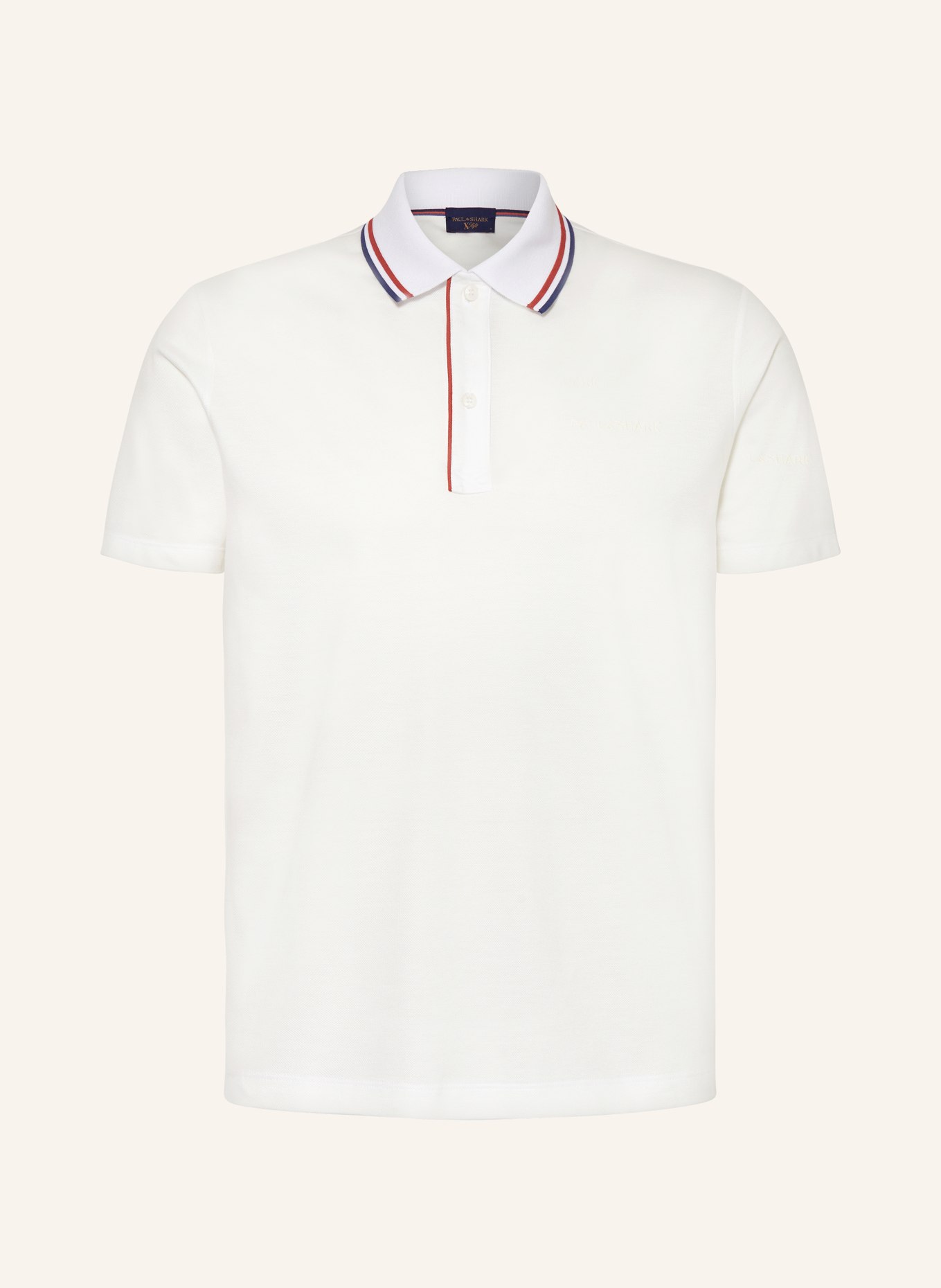 PAUL & SHARK Piqué-Poloshirt, Farbe: WEISS (Bild 1)