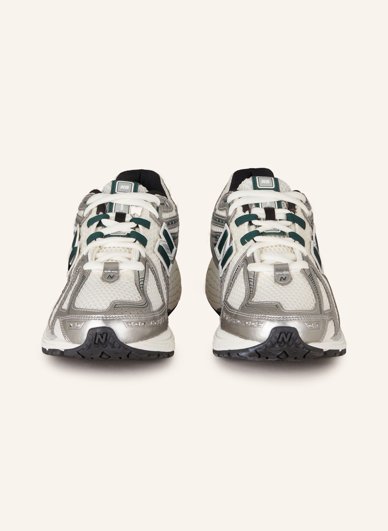 new balance Sneakersy 1906R: BIAŁY / SZARY / CIEMNOZIELONY