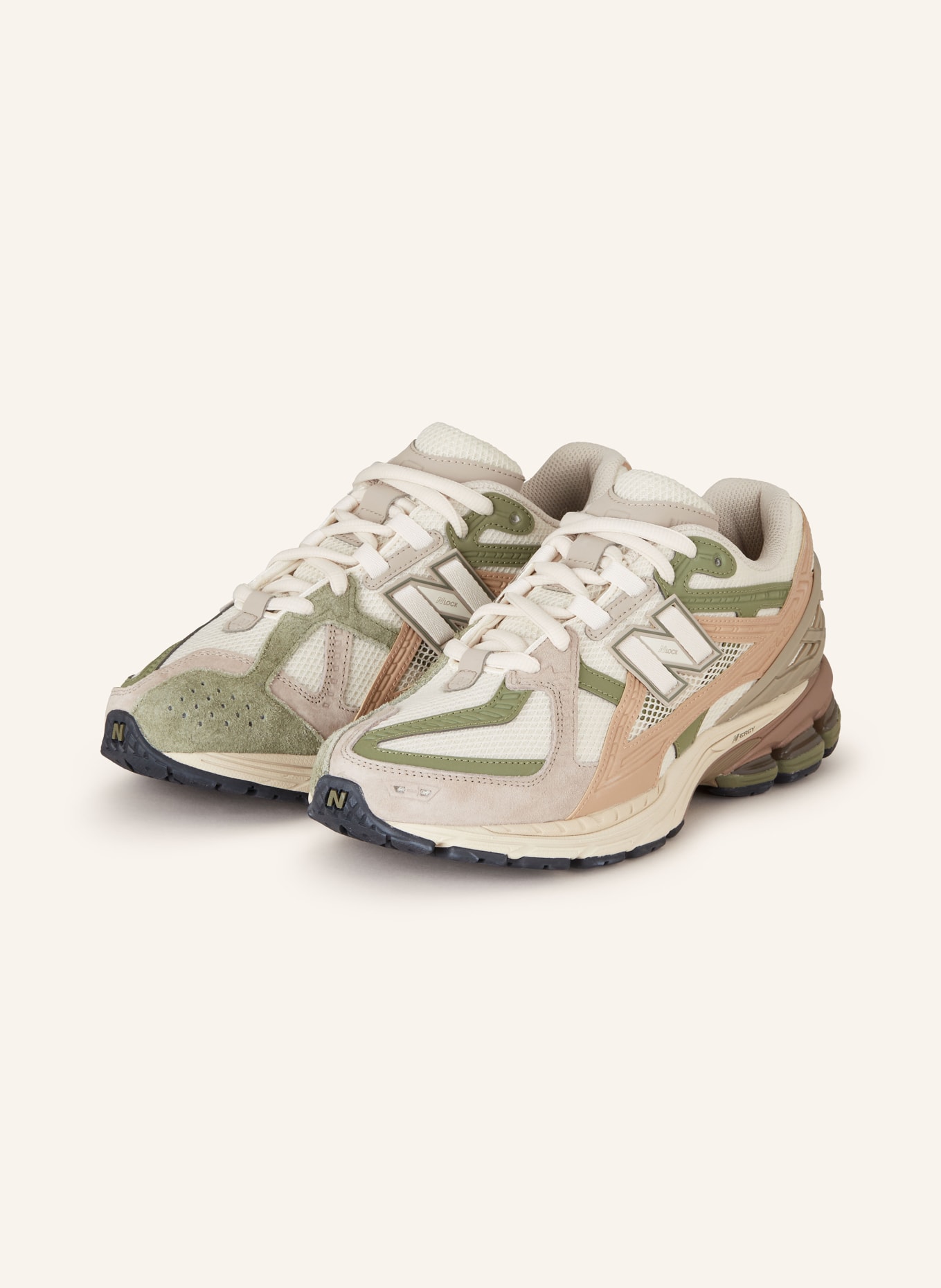 new balance Sneaker 1906N: ECRU/ OLIV/ BEIGE