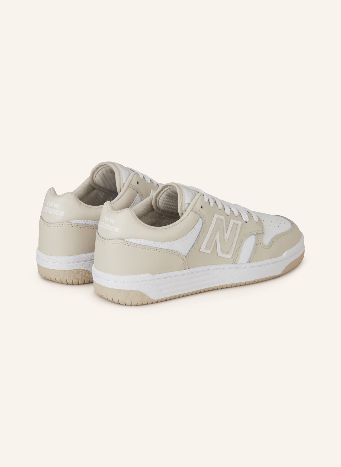 new balance Sneaker BB480LV1, Farbe: WEISS/ BEIGE (Bild 2)