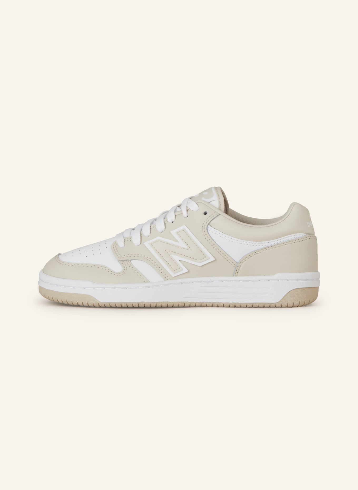 new balance Sneaker BB480LV1, Farbe: WEISS/ BEIGE (Bild 4)