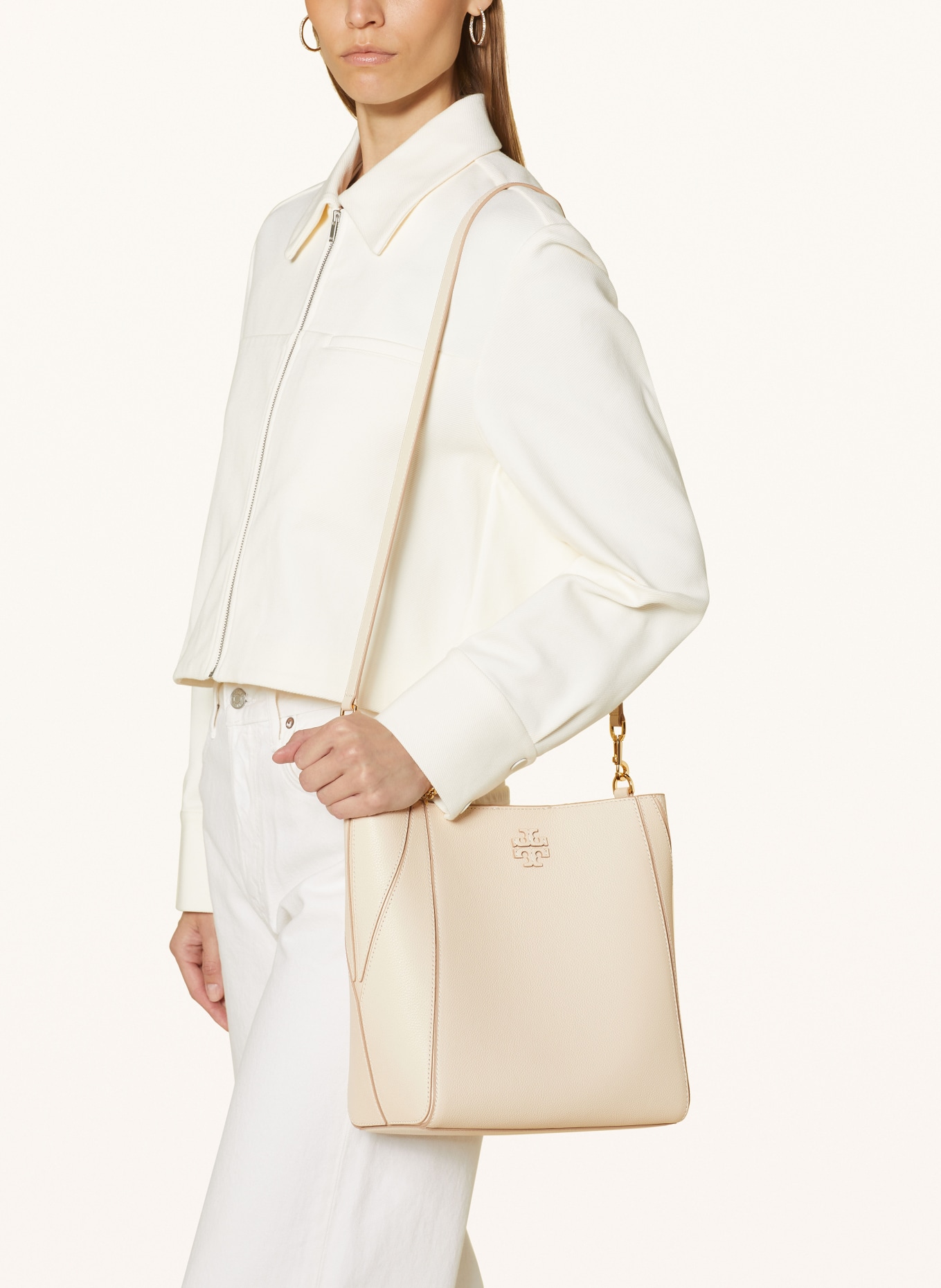 TORY BURCH Handtasche MCGRAW, Farbe: CREME (Bild 4)