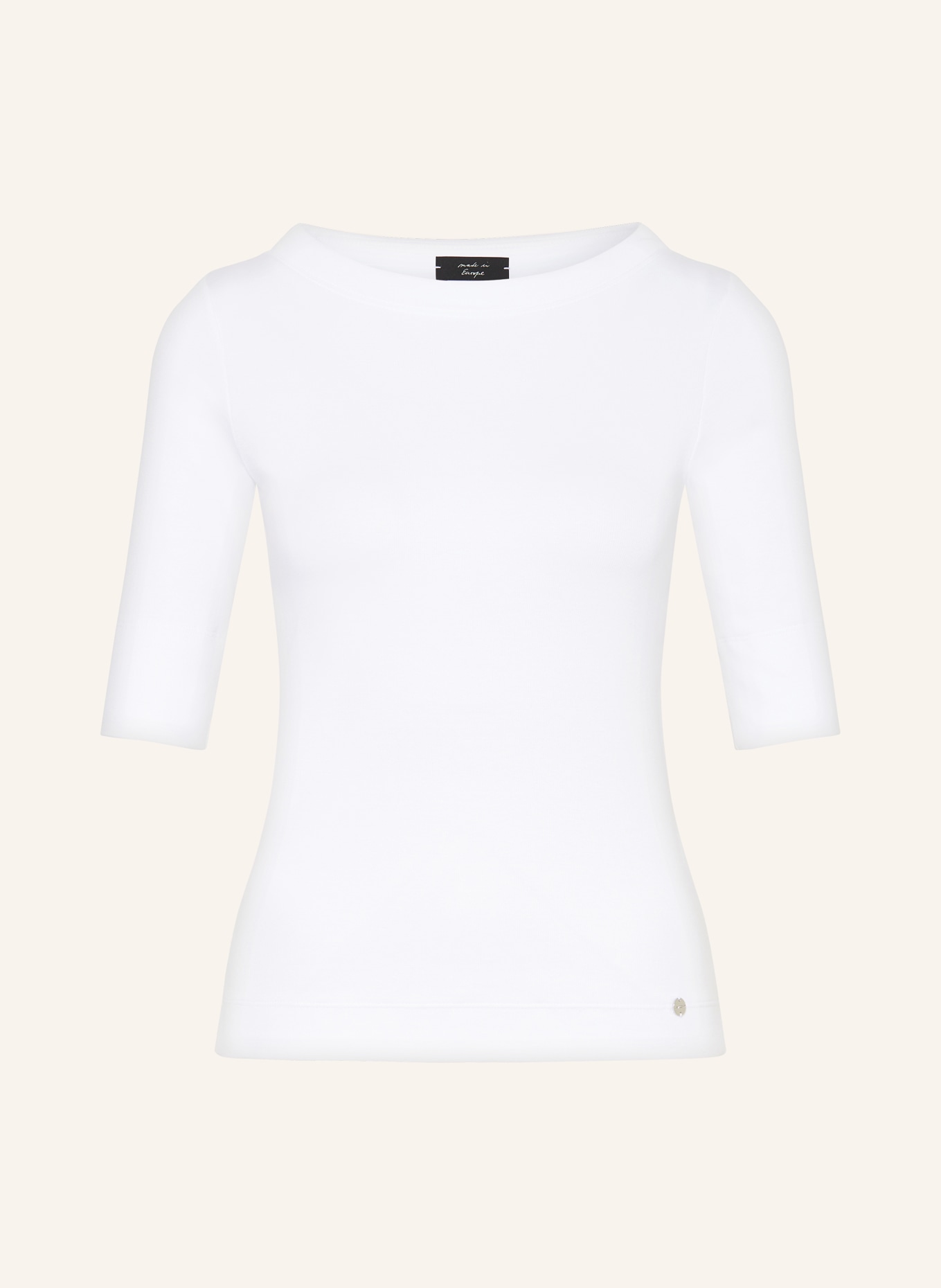 MARC CAIN Shirt with 3/4 sleeves, Color: WHITE (Image 1)