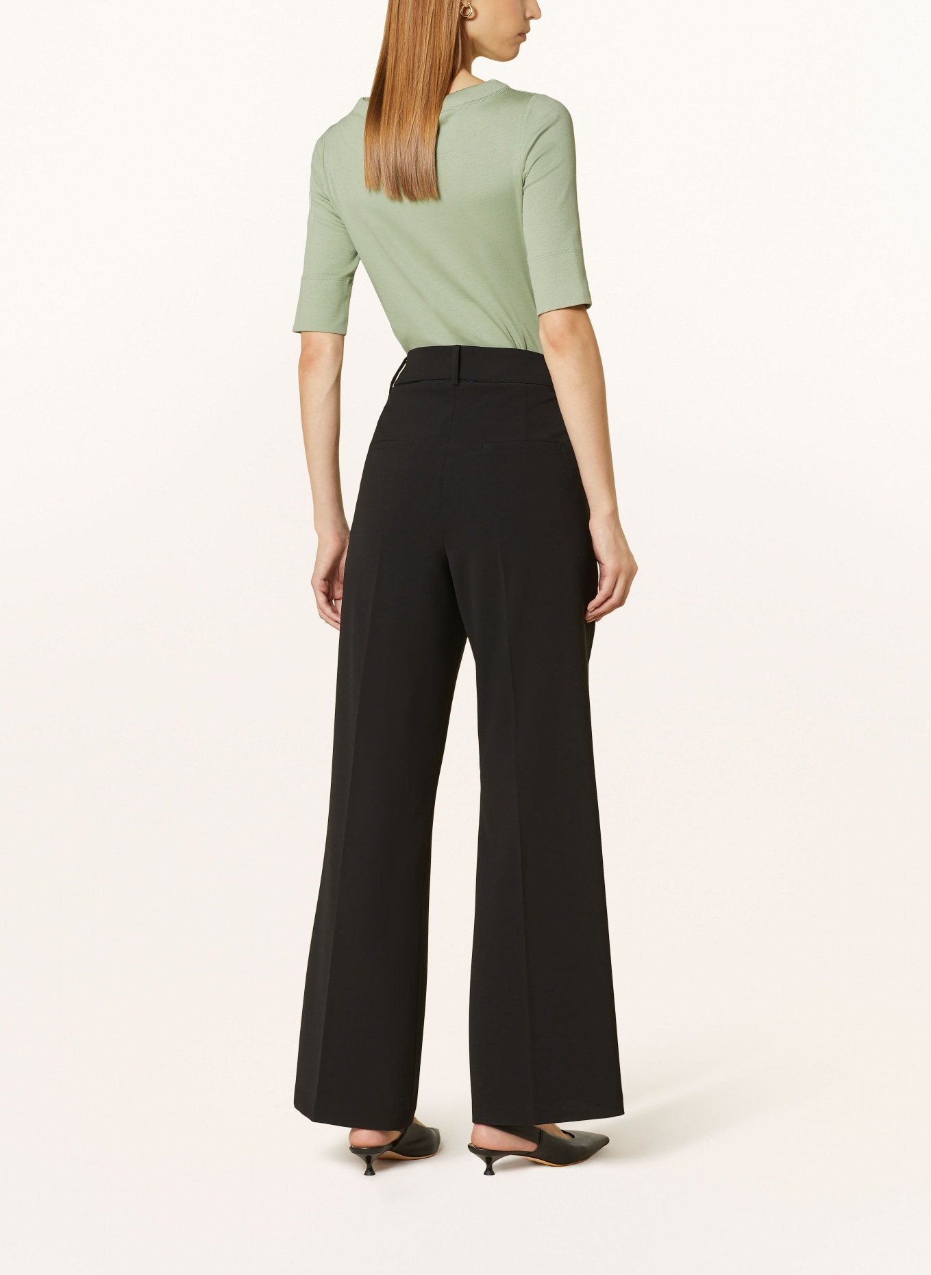 MARC CAIN Shirt with 3/4 sleeves, Color: 503 frozen sage (Image 3)