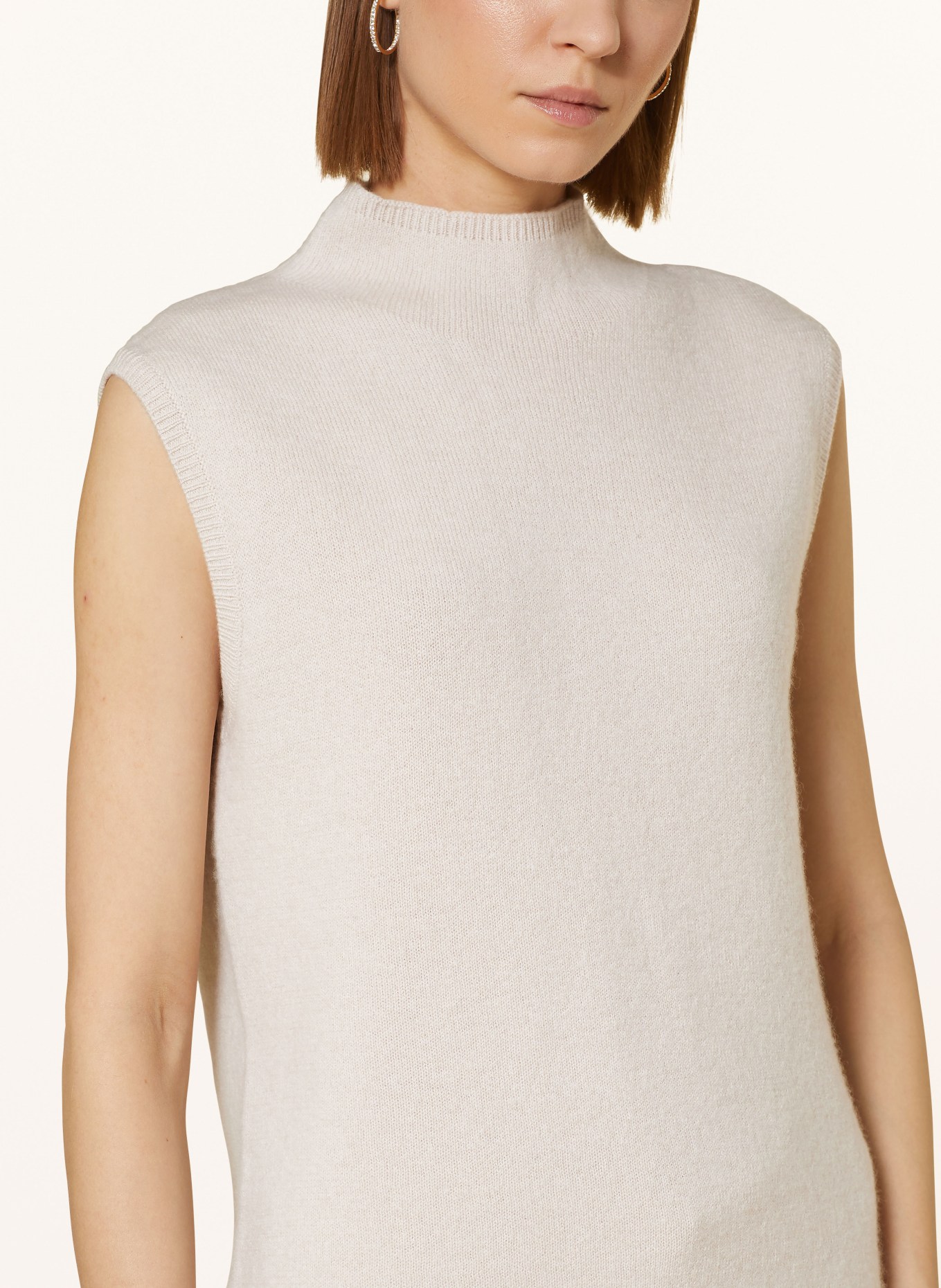 lilienfels Sweater vest with cashmere, Color: CREAM (Image 4)