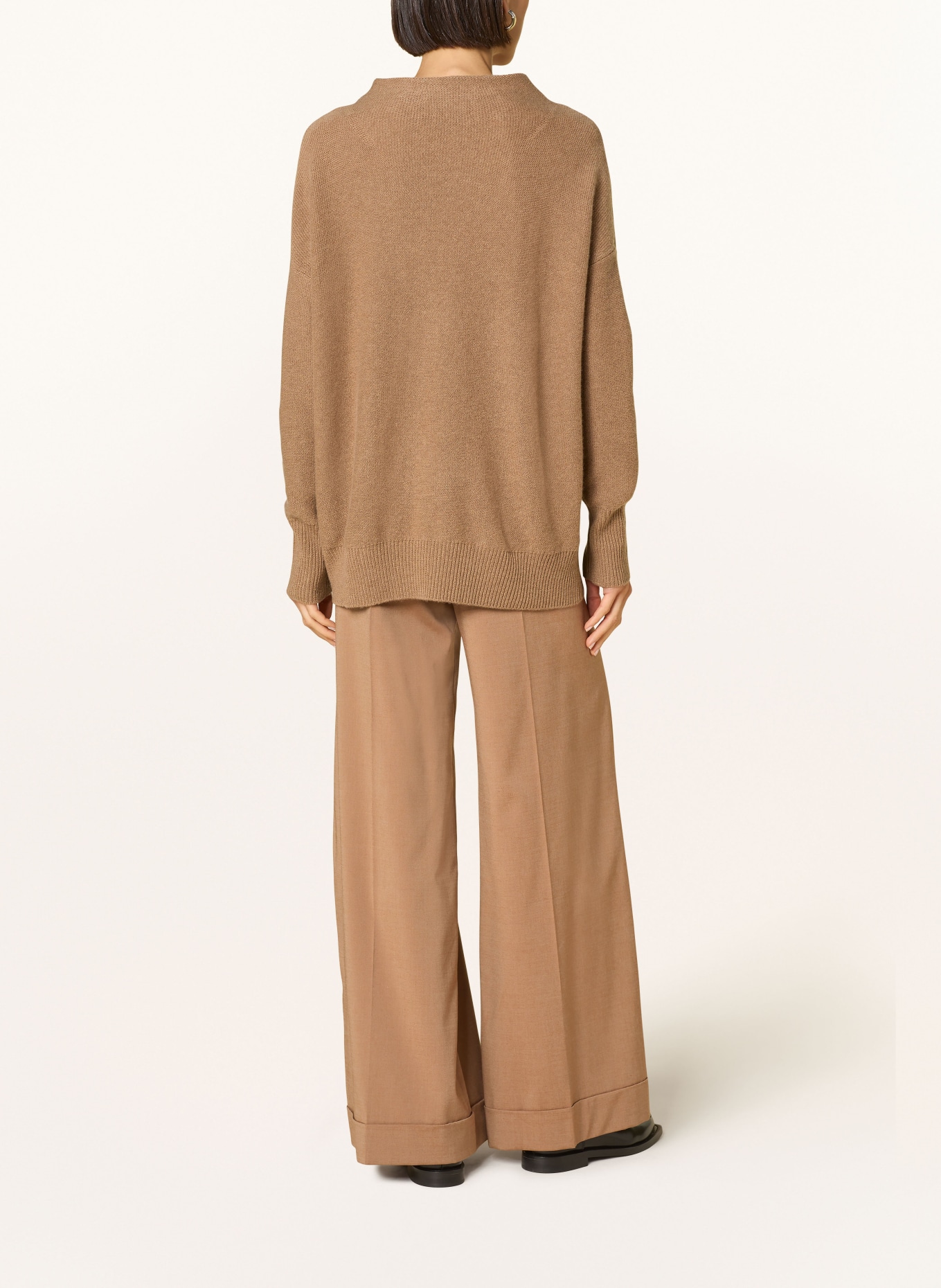 lilienfels Sweter z dodatkiem kaszmiru: CAMELOWY