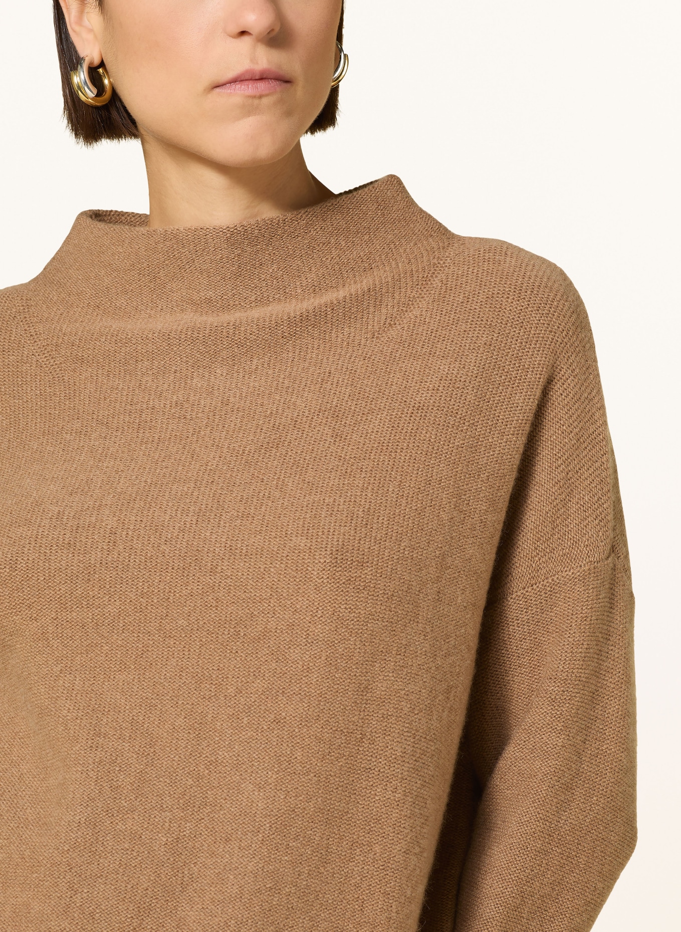 lilienfels Sweter z dodatkiem kaszmiru: CAMELOWY