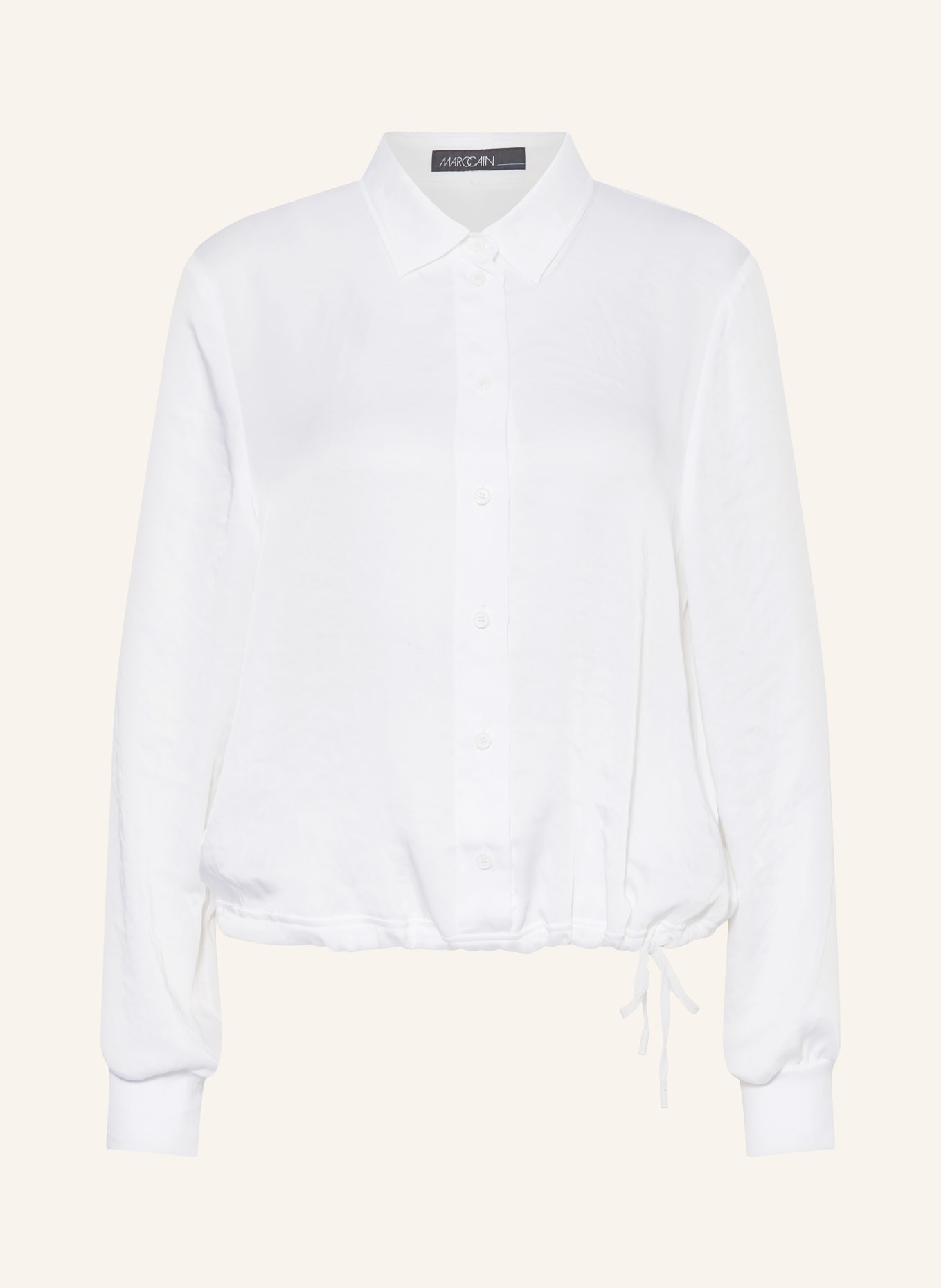 MARC CAIN Shirt blouse, Color: WHITE (Image 1)