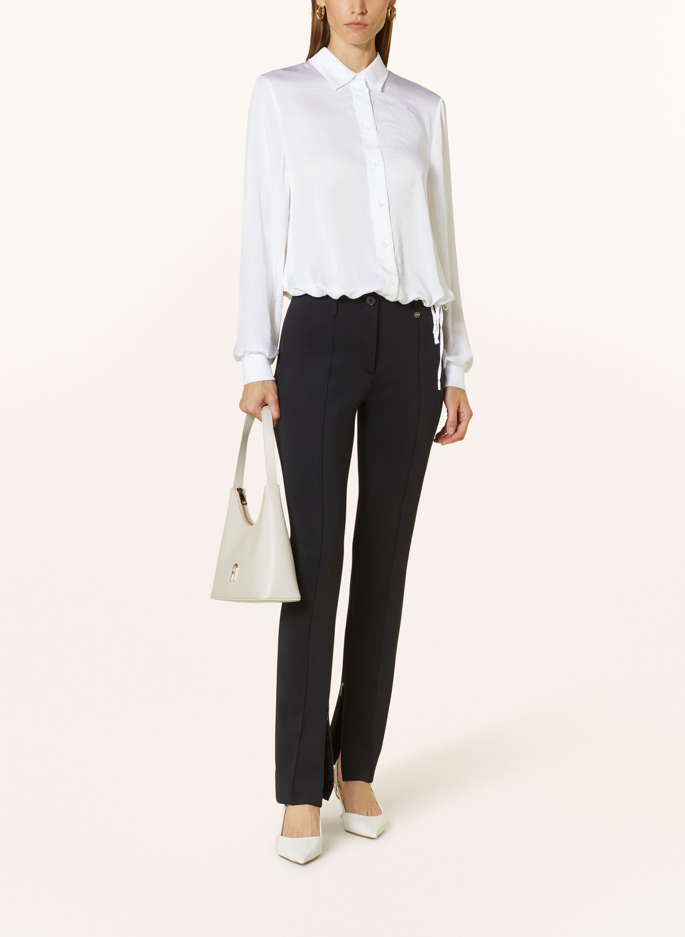 MARC CAIN Shirt blouse, Color: WHITE (Image 2)