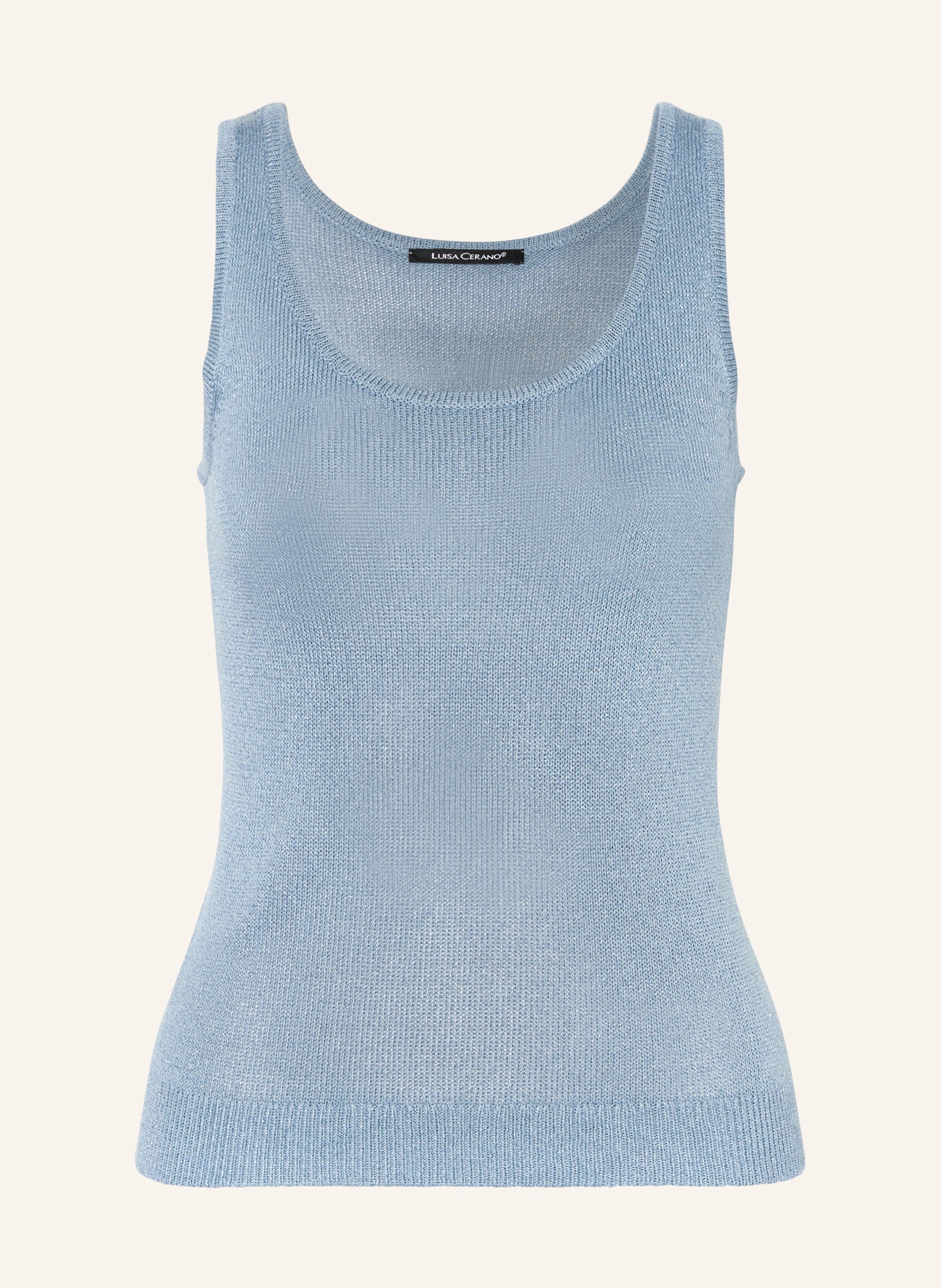 LUISA CERANO Knit top, Color: BLUE (Image 1)