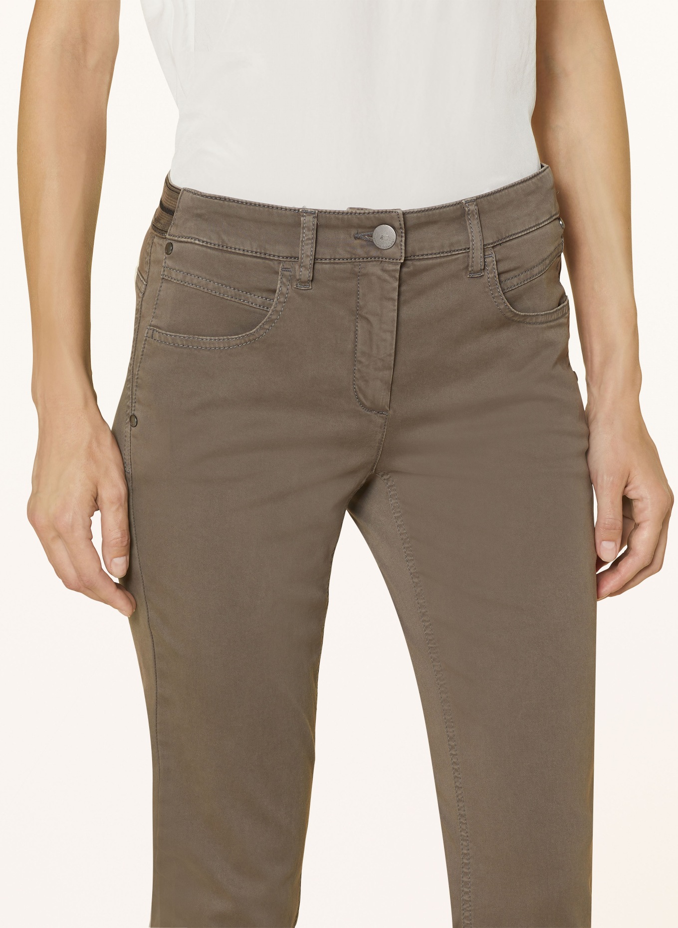 LUISA CERANO Skinny Jeans, Farbe: TAUPE (Bild 5)