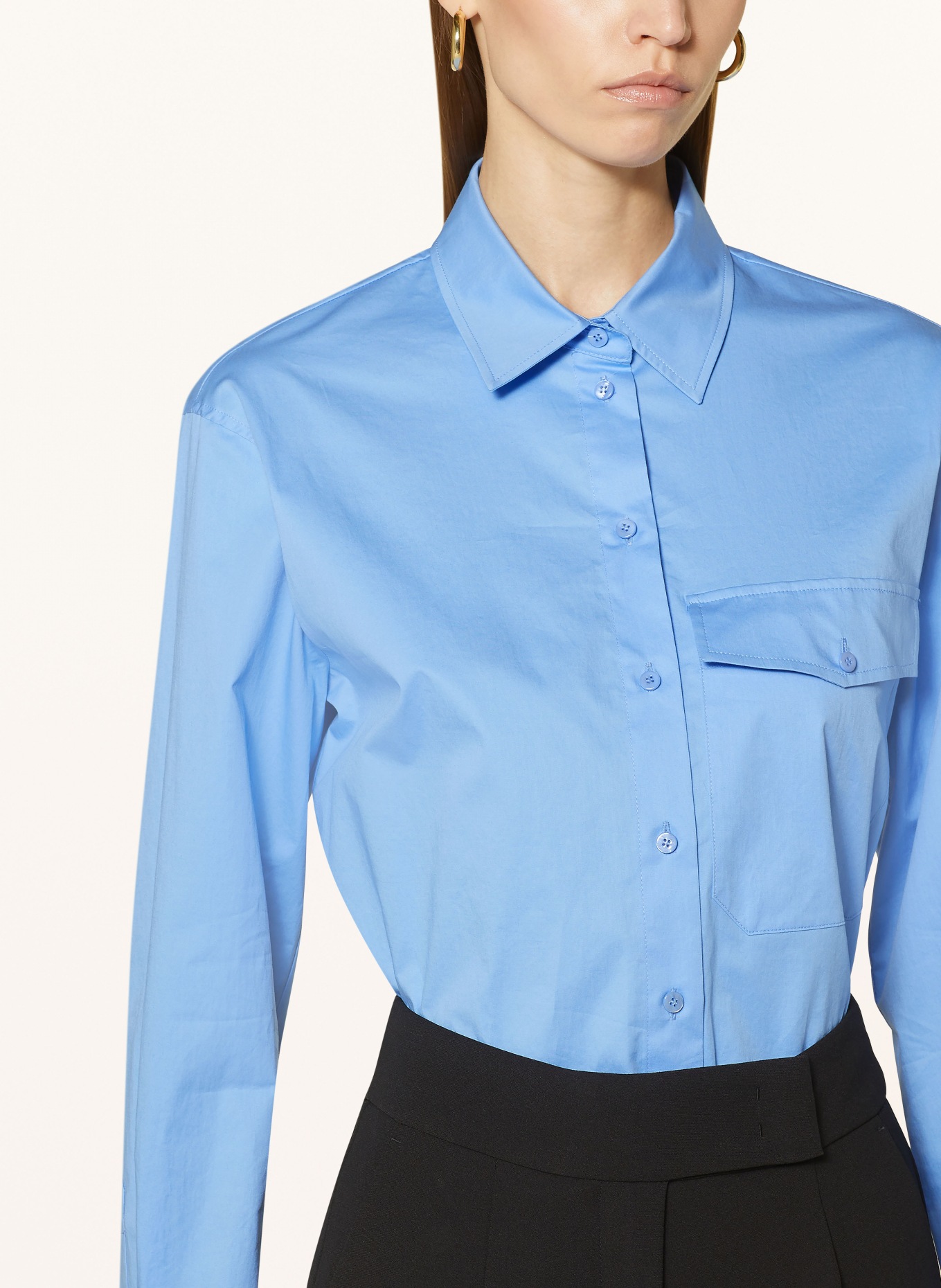 LUISA CERANO Hemdbluse: HELLBLAU