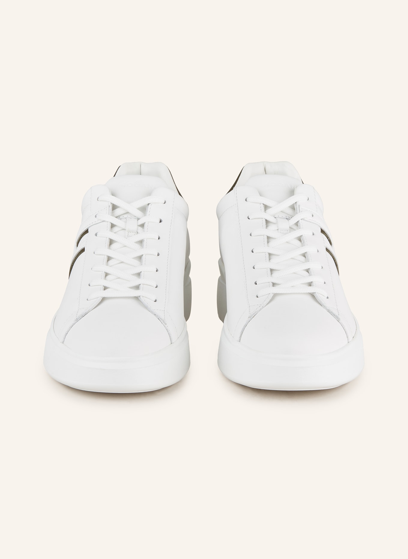 HOGAN Sneakers H580, Color: WHITE/ KHAKI (Image 3)