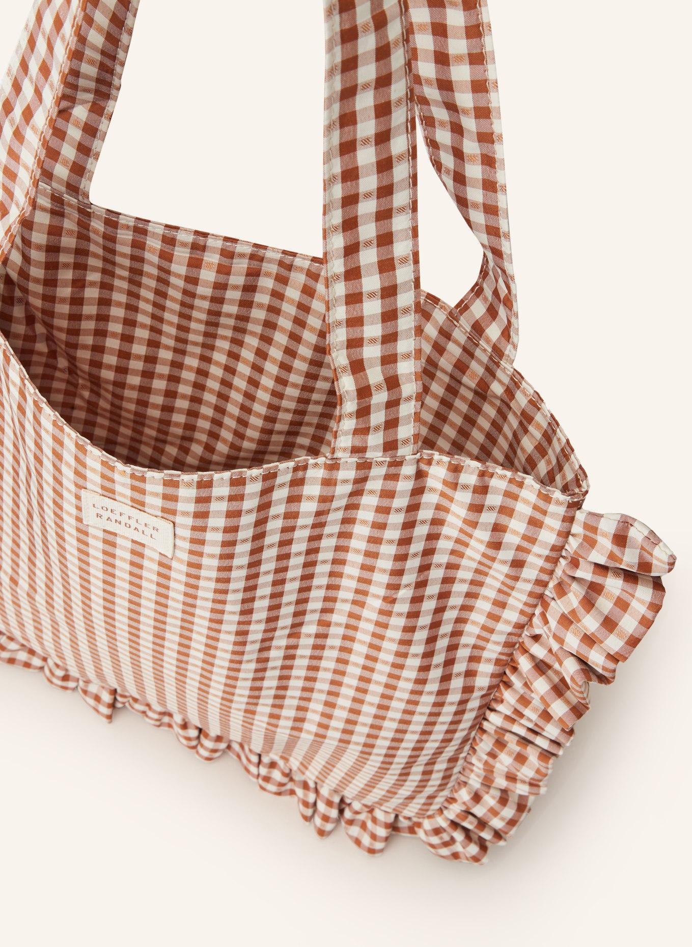 LOEFFLER RANDALL Shopper JUSTINE mit Ruschen