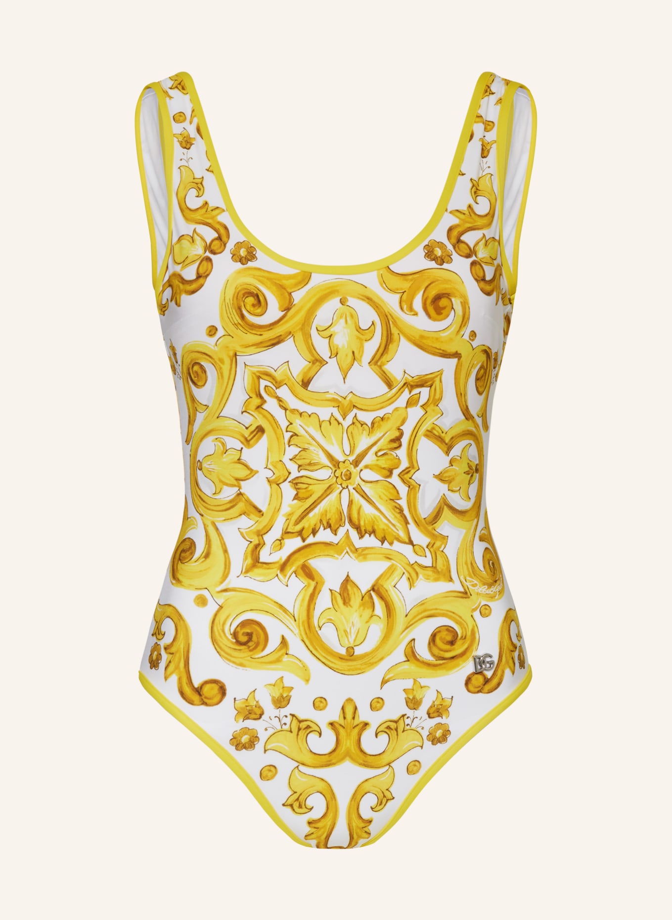 DOLCE GABBANA Swimsuit MAIOLICA GIALLA