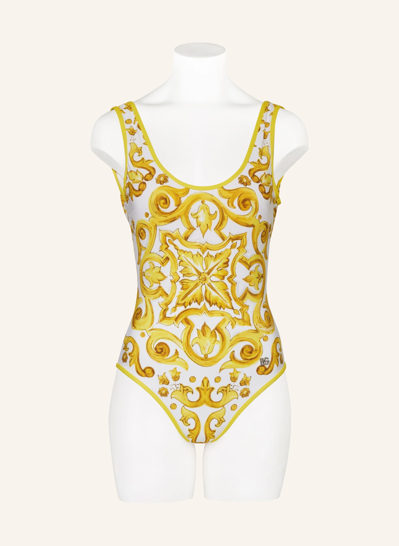 DOLCE GABBANA Swimsuit MAIOLICA GIALLA