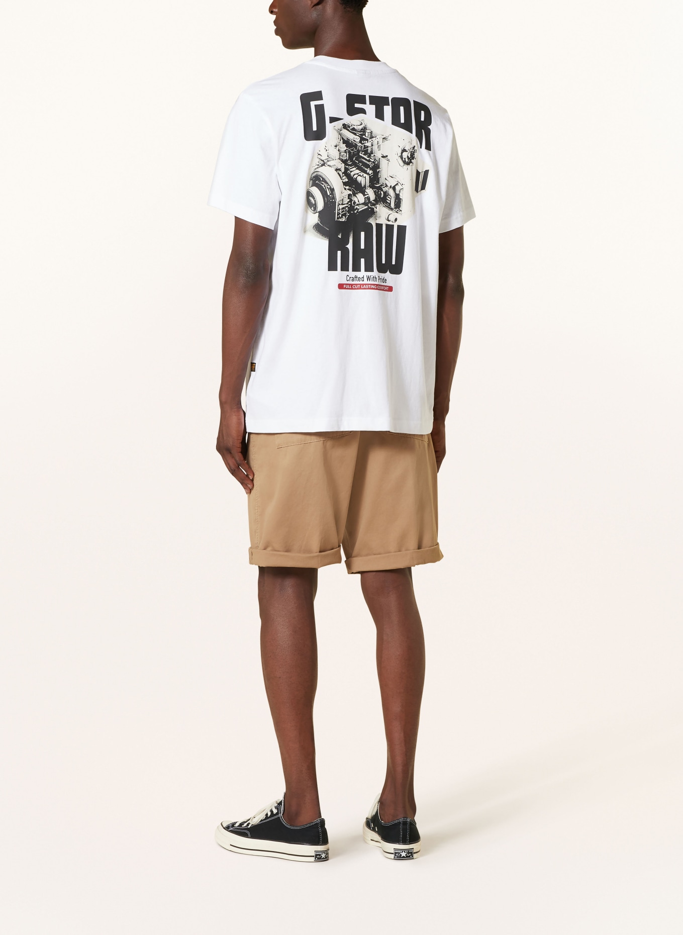 G-Star RAW T-shirt, Color: WHITE (Image 2)