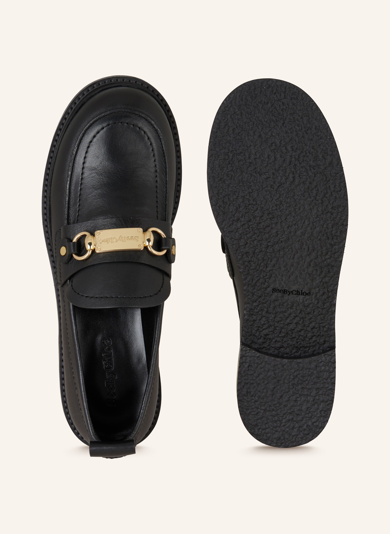 SEE BY CHLOÉ Loafersy, Kolor: 999 BLACK (Obrazek 5)