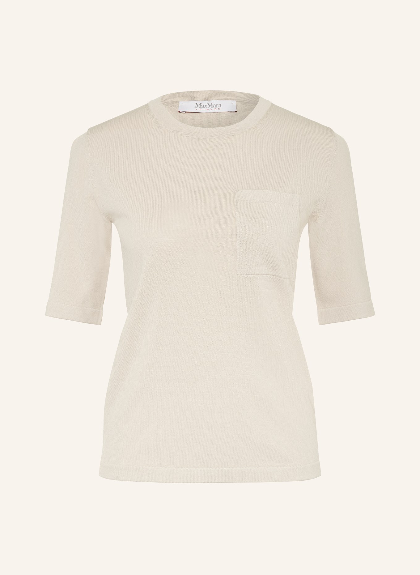 Max Mara LEISURE T-Shirt TAHITI, Farbe: BEIGE (Bild 1)