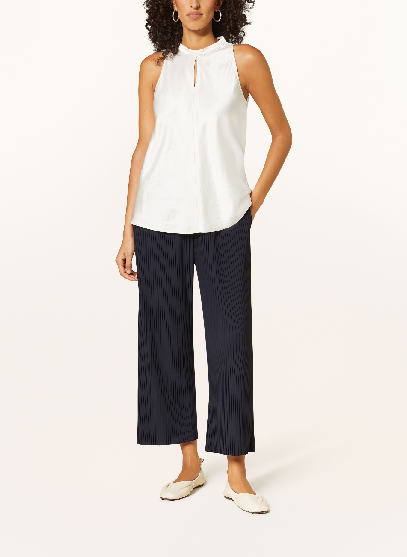 Max Mara LEISURE Culottes ROLANDA with pleats, Color: DARK BLUE (Image 2)