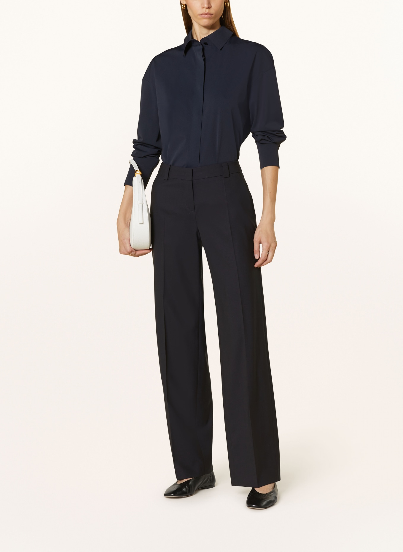 MM Hemdbluse URBANO aus Jersey: DUNKELBLAU