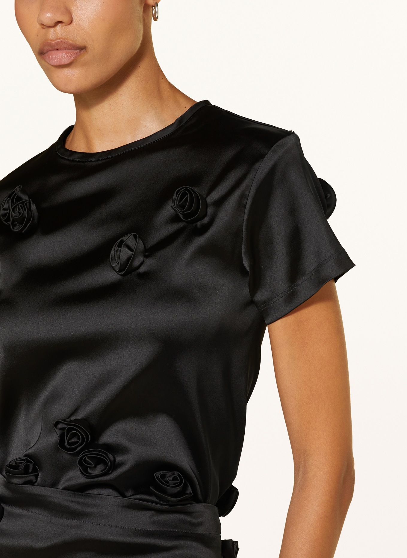 SPORTMAX Bluzka MENDOZA: CZARNY