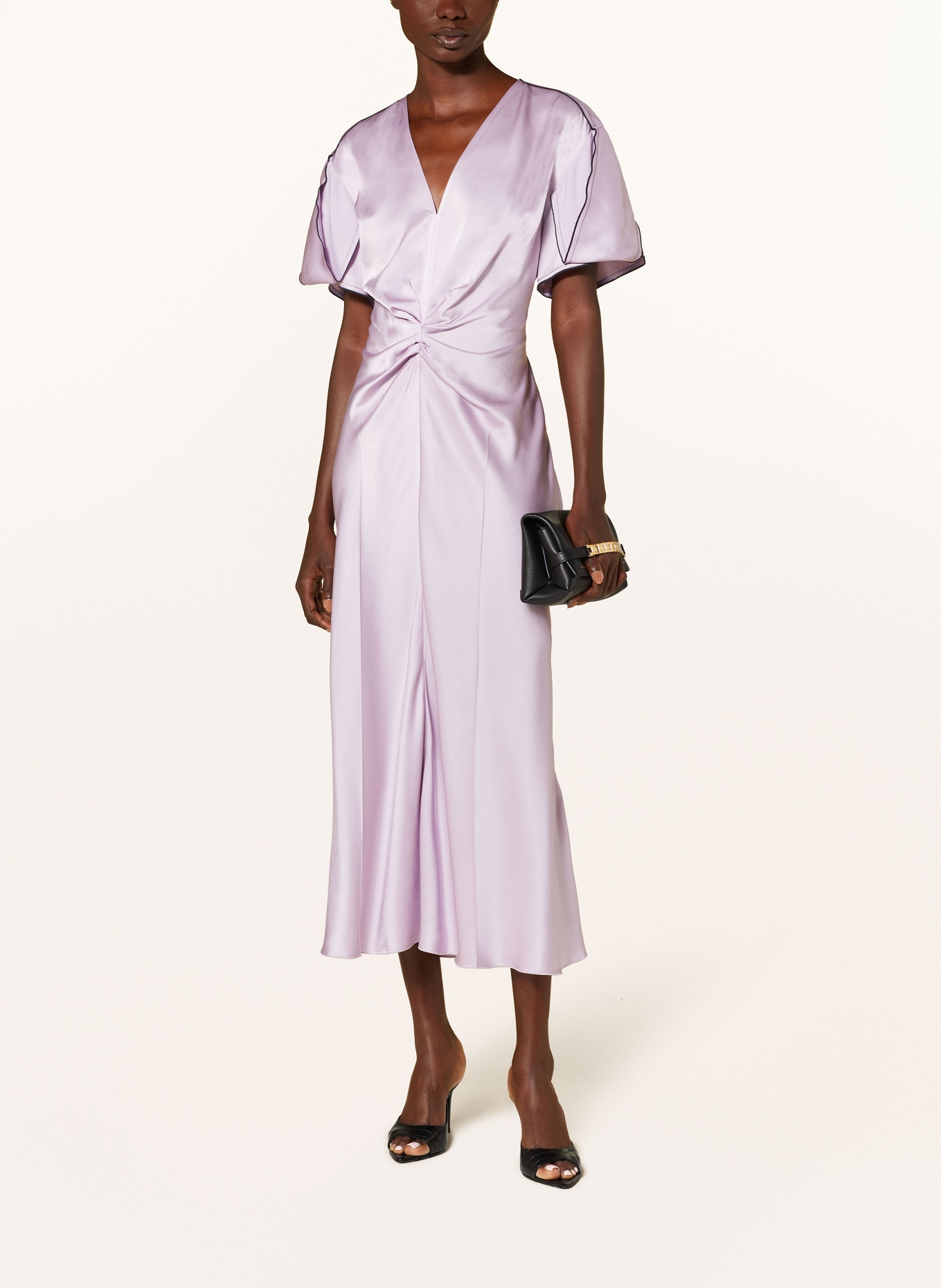 VICTORIA BECKHAM robe de cocktail: LILAS CLAIR