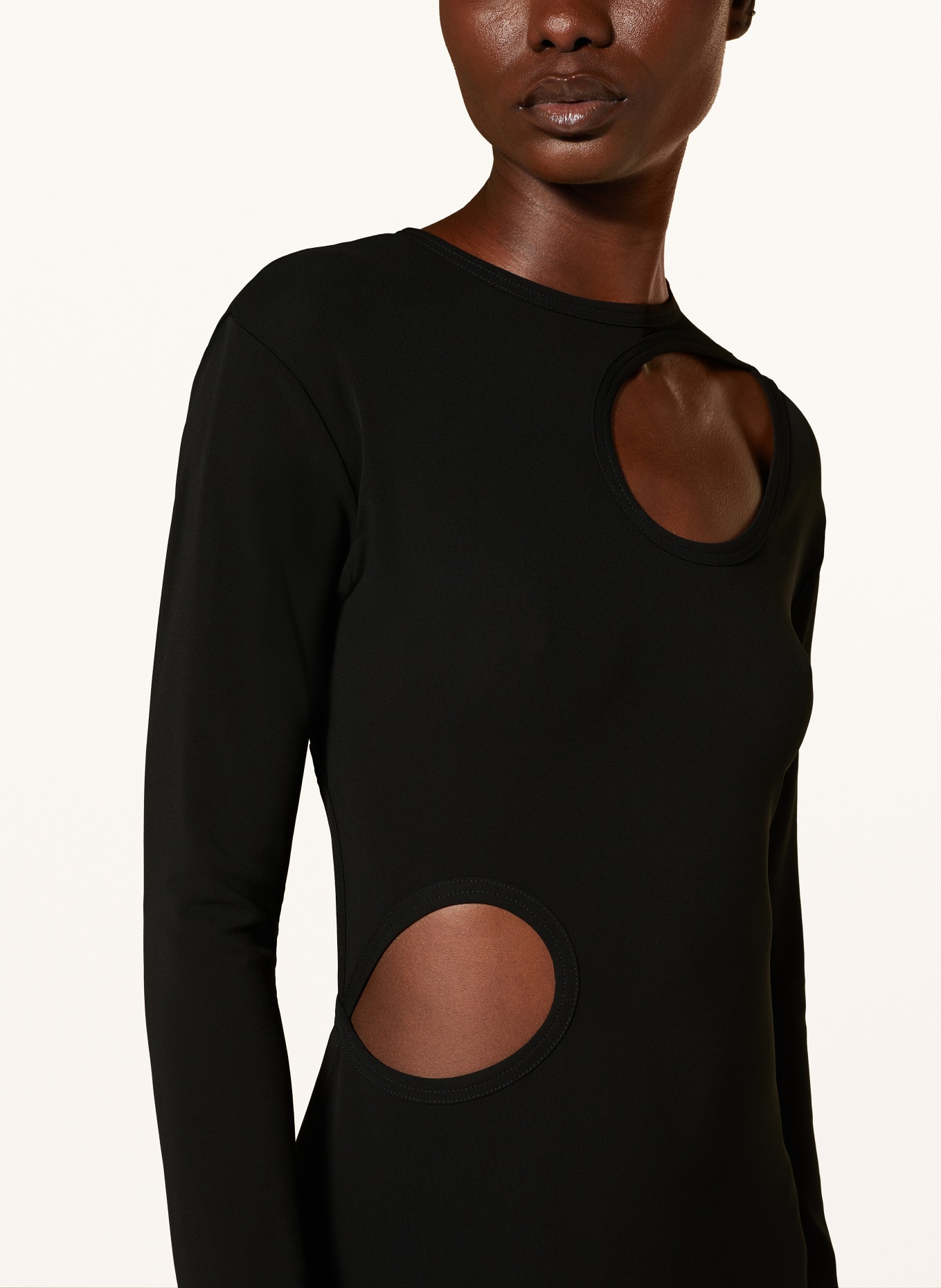 VICTORIA BECKHAM Abendkleid mit Cut-outs: SCHWARZ