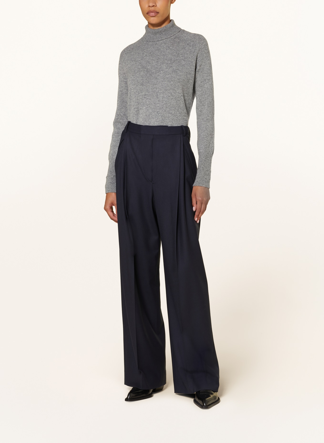 VICTORIA BECKHAM pull à col roulé: GRIS