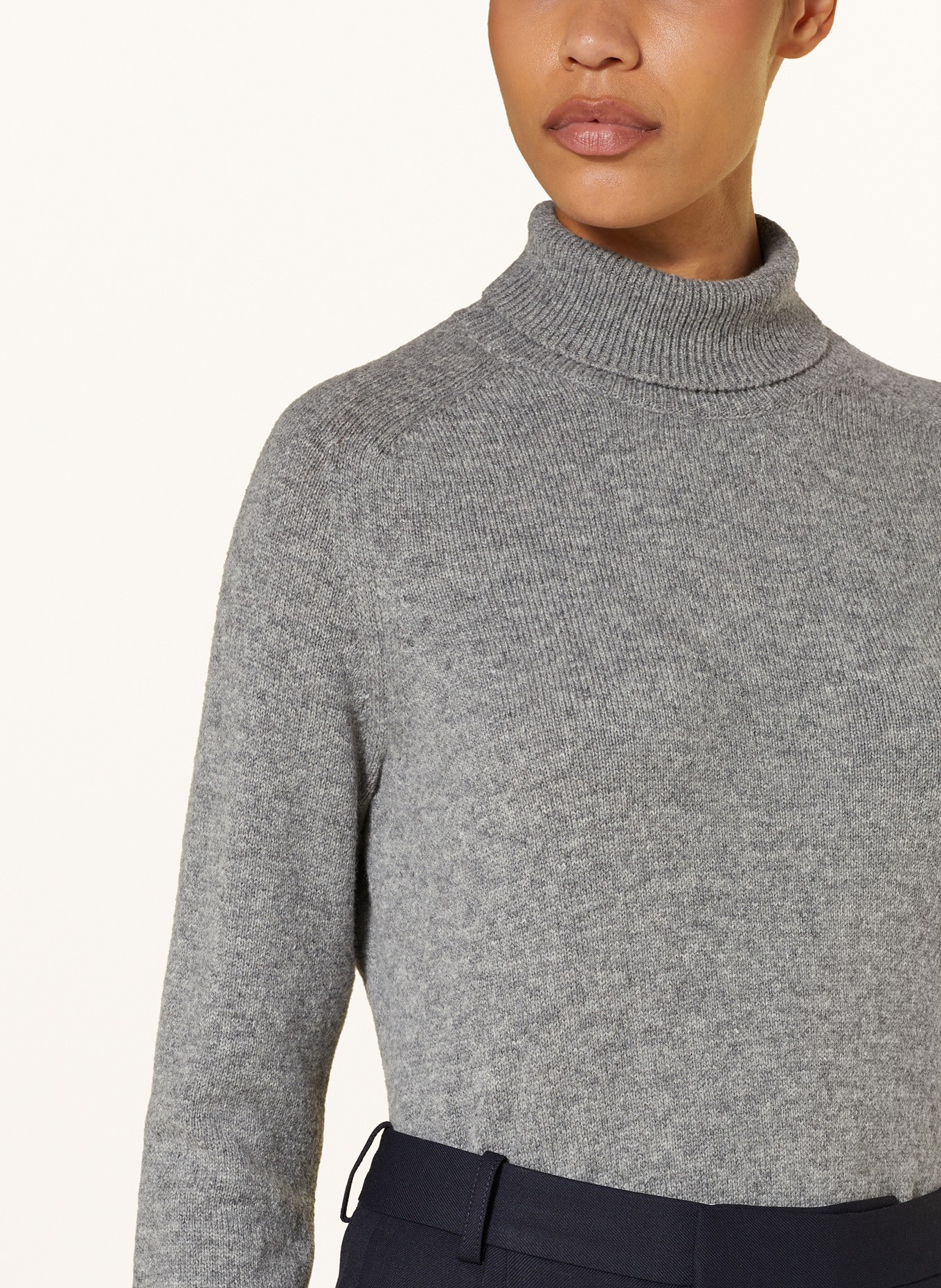 VICTORIA BECKHAM pull à col roulé: GRIS