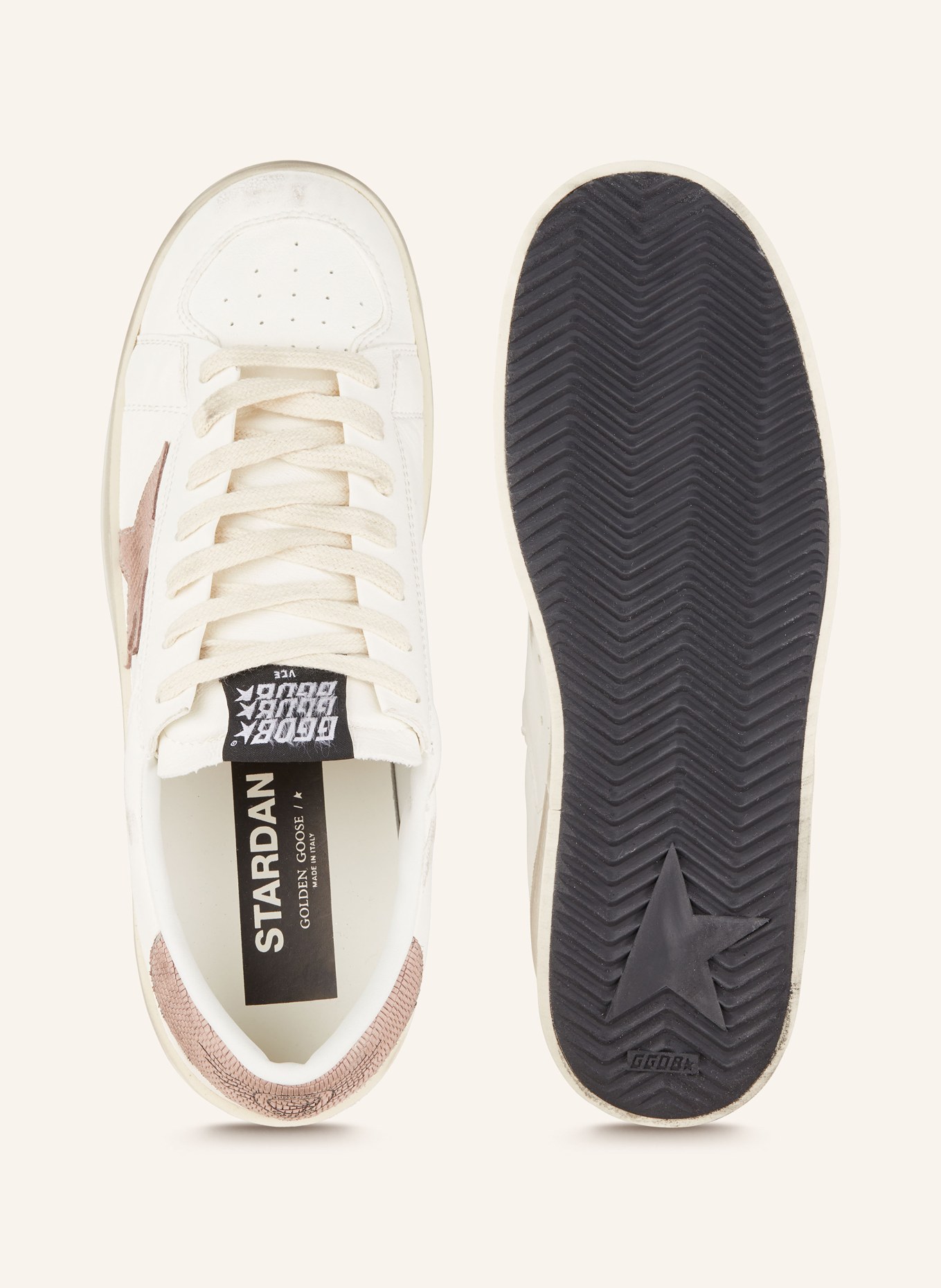 GOLDEN GOOSE Sneaker STARDAN, Farbe: WEISS/ ROSÉ (Bild 5)