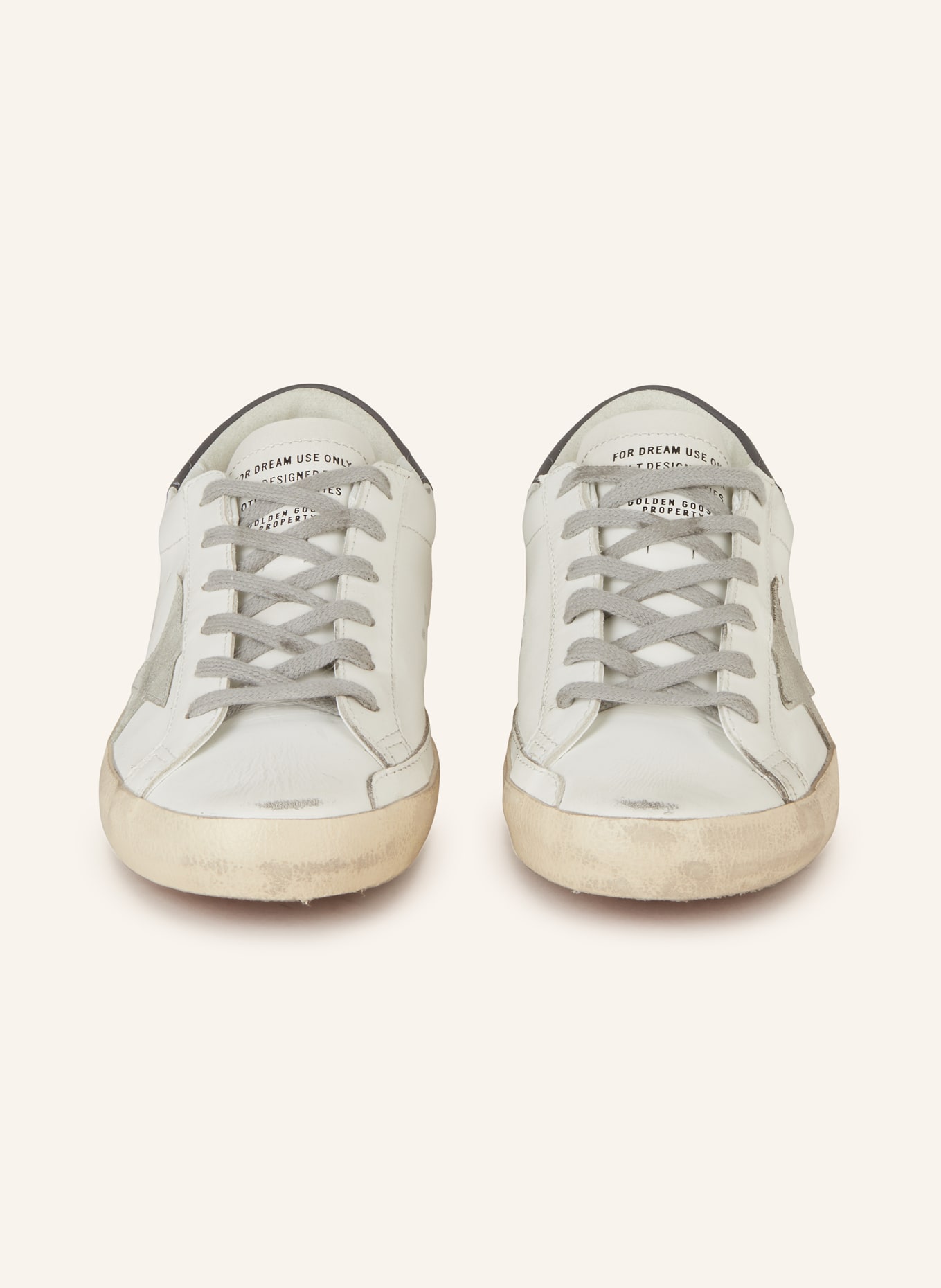 GOLDEN GOOSE Sneaker SUPER-STAR, Farbe: WEISS/ GRAU/ DUNKELGRAU (Bild 3)