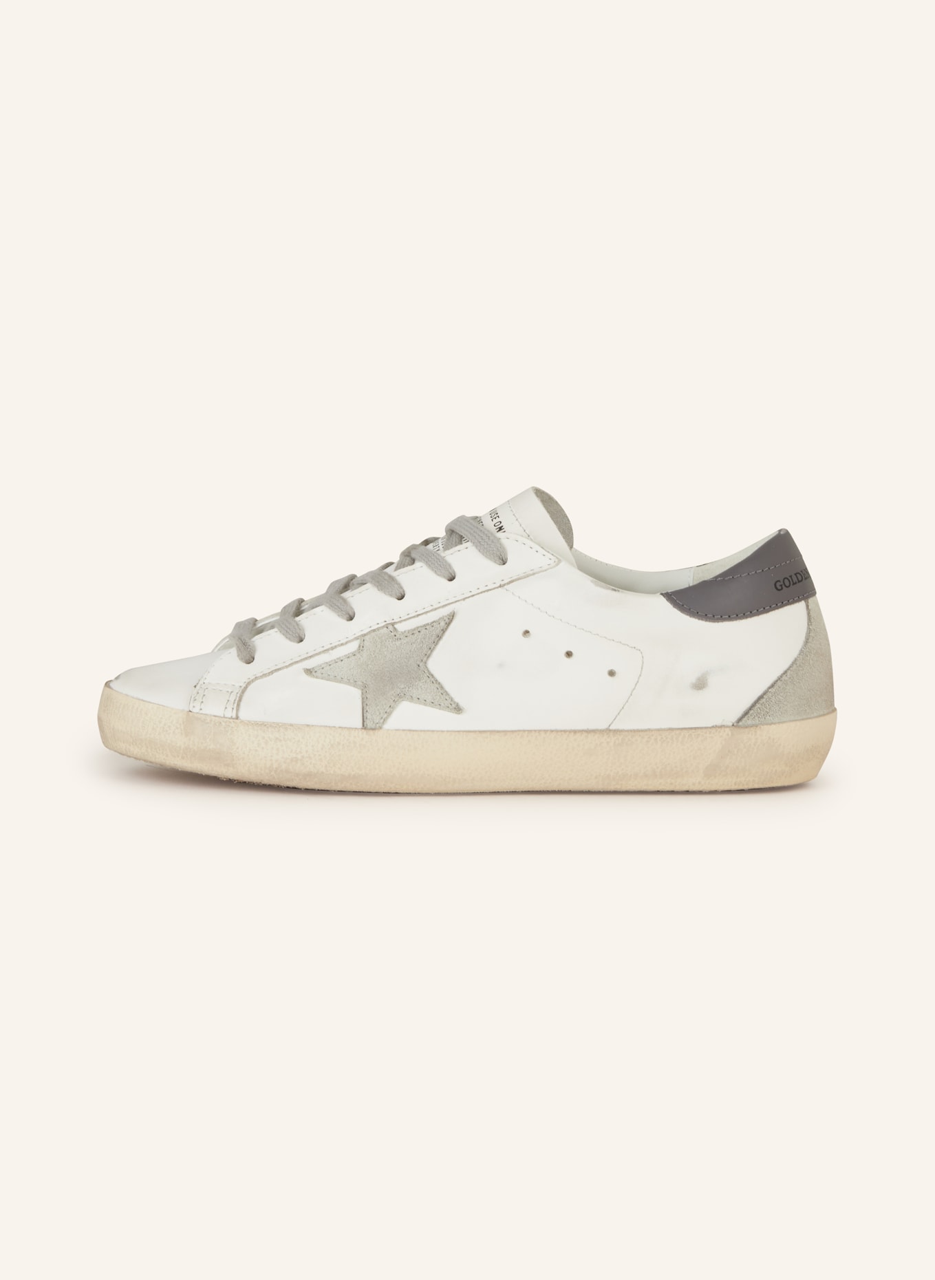 GOLDEN GOOSE Sneaker SUPER-STAR, Farbe: WEISS/ GRAU/ DUNKELGRAU (Bild 4)