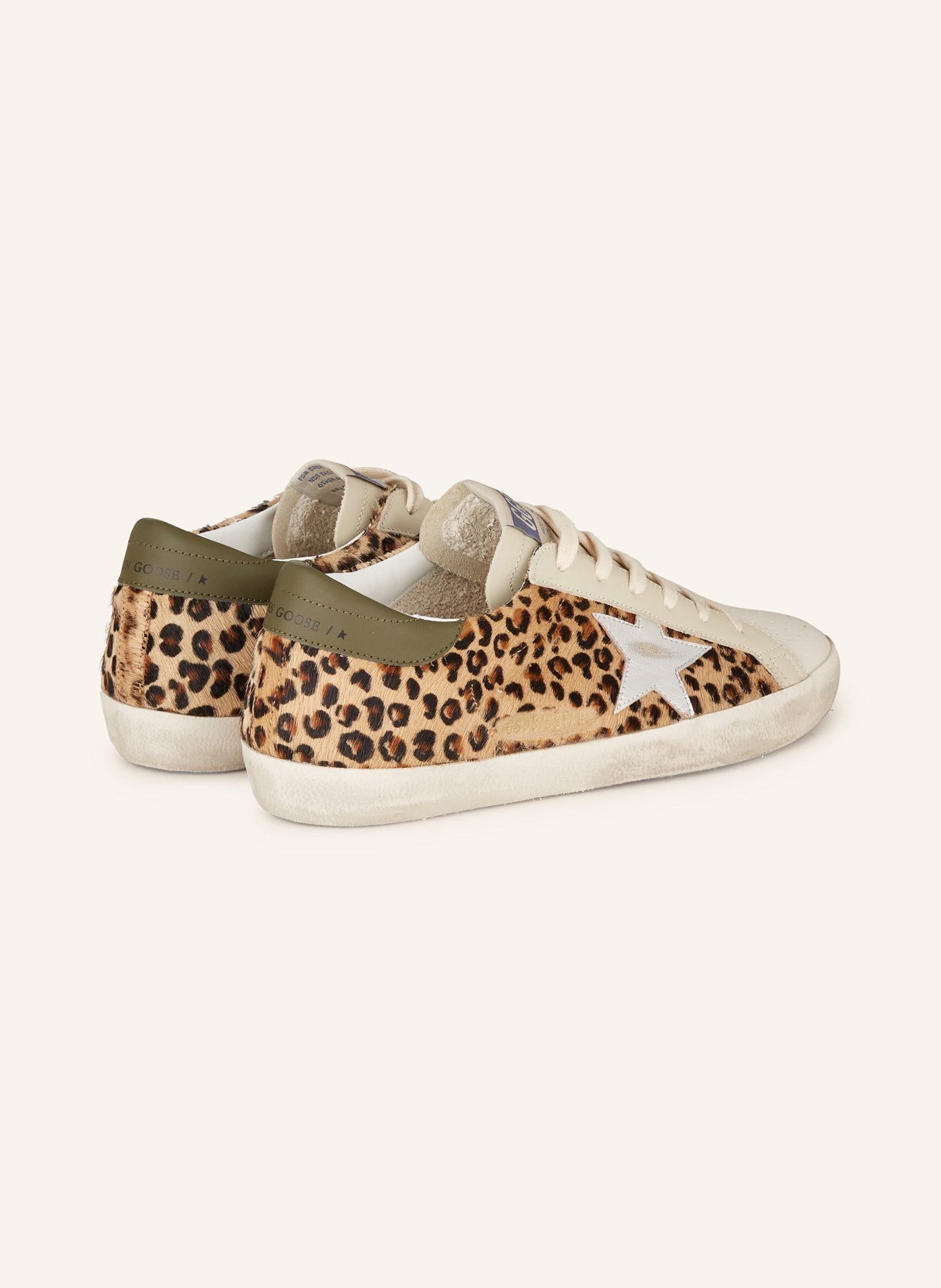 GOLDEN GOOSE Sneakers SUPER-STAR: LIGHT BROWN / BROWN / DARK BROWN