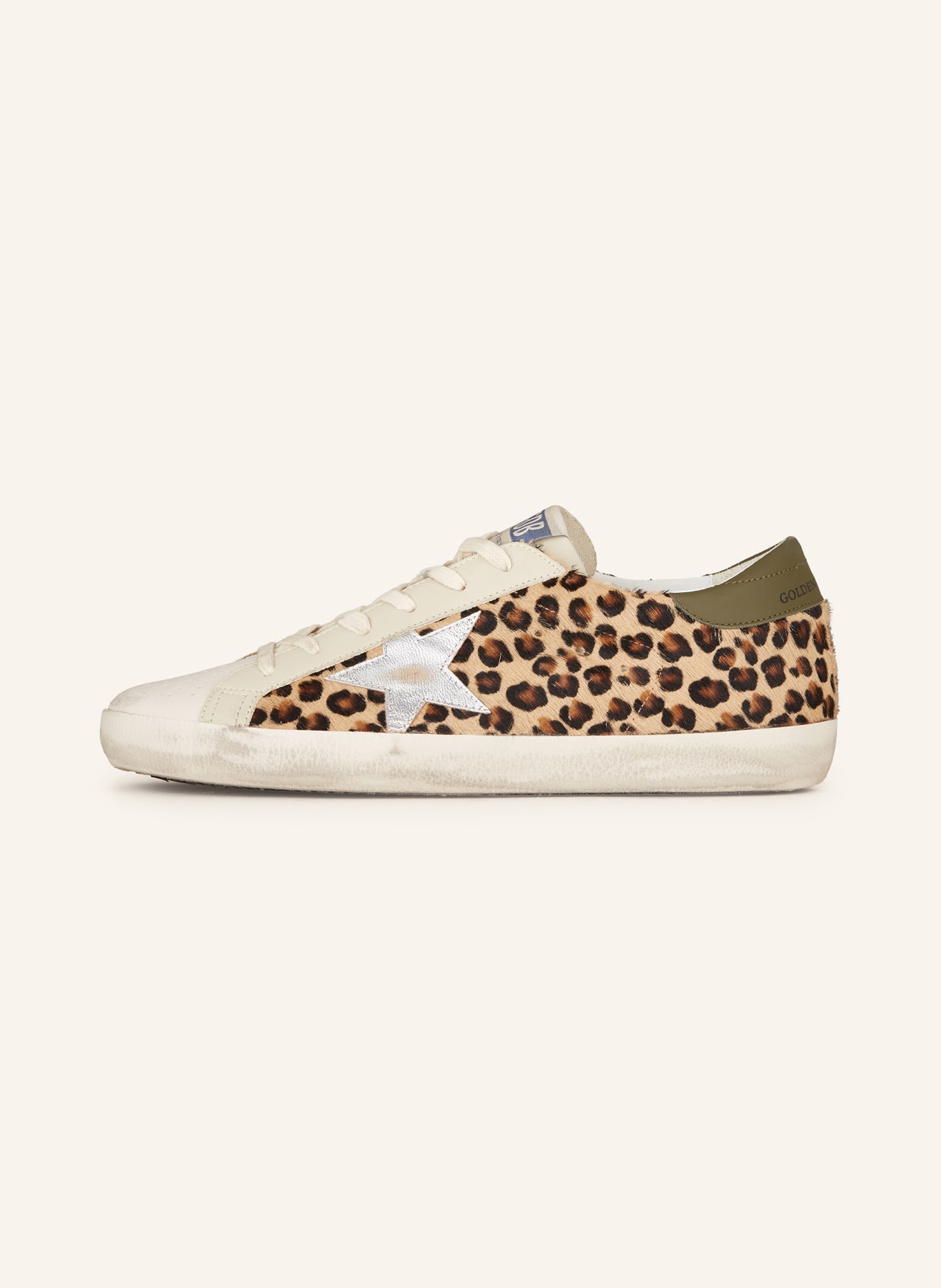 GOLDEN GOOSE Sneakers SUPER-STAR: LIGHT BROWN / BROWN / DARK BROWN